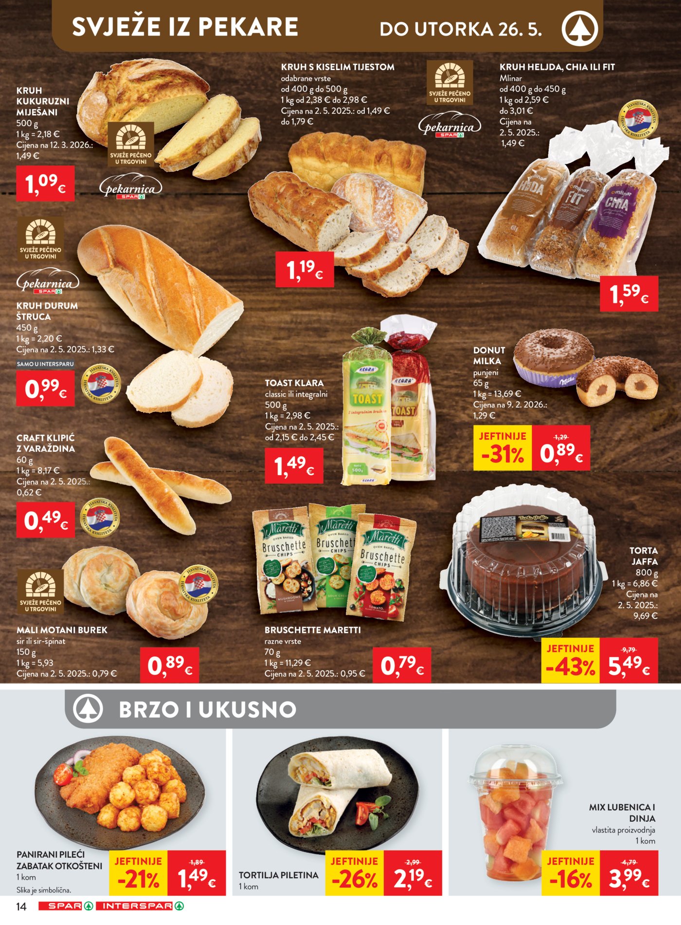 SPAR - INTERSPAR katalog akcija 20.05.-26.05.2026.