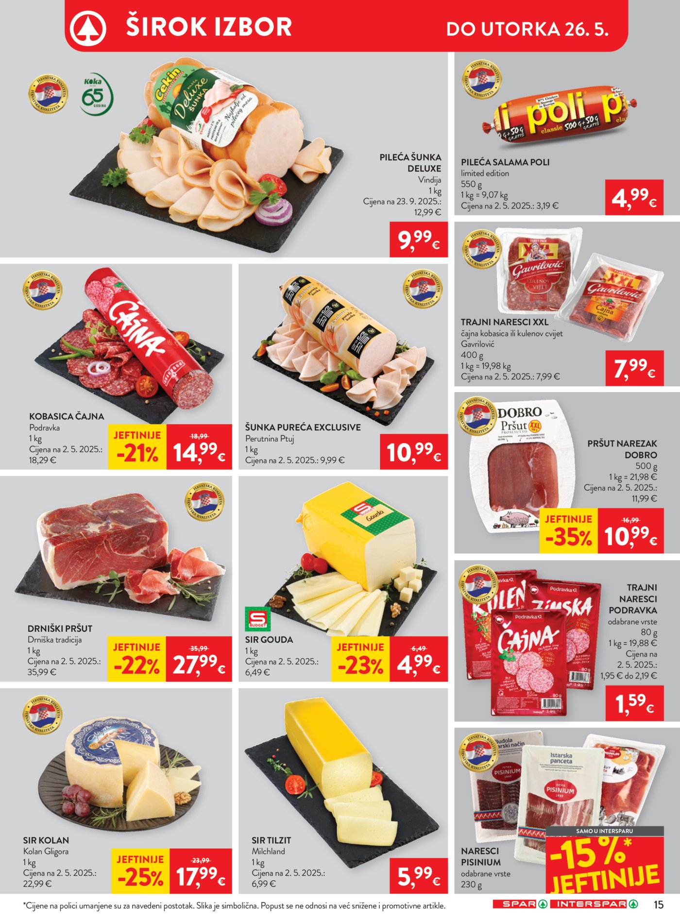SPAR - INTERSPAR katalog akcija 20.05.-26.05.2026.
