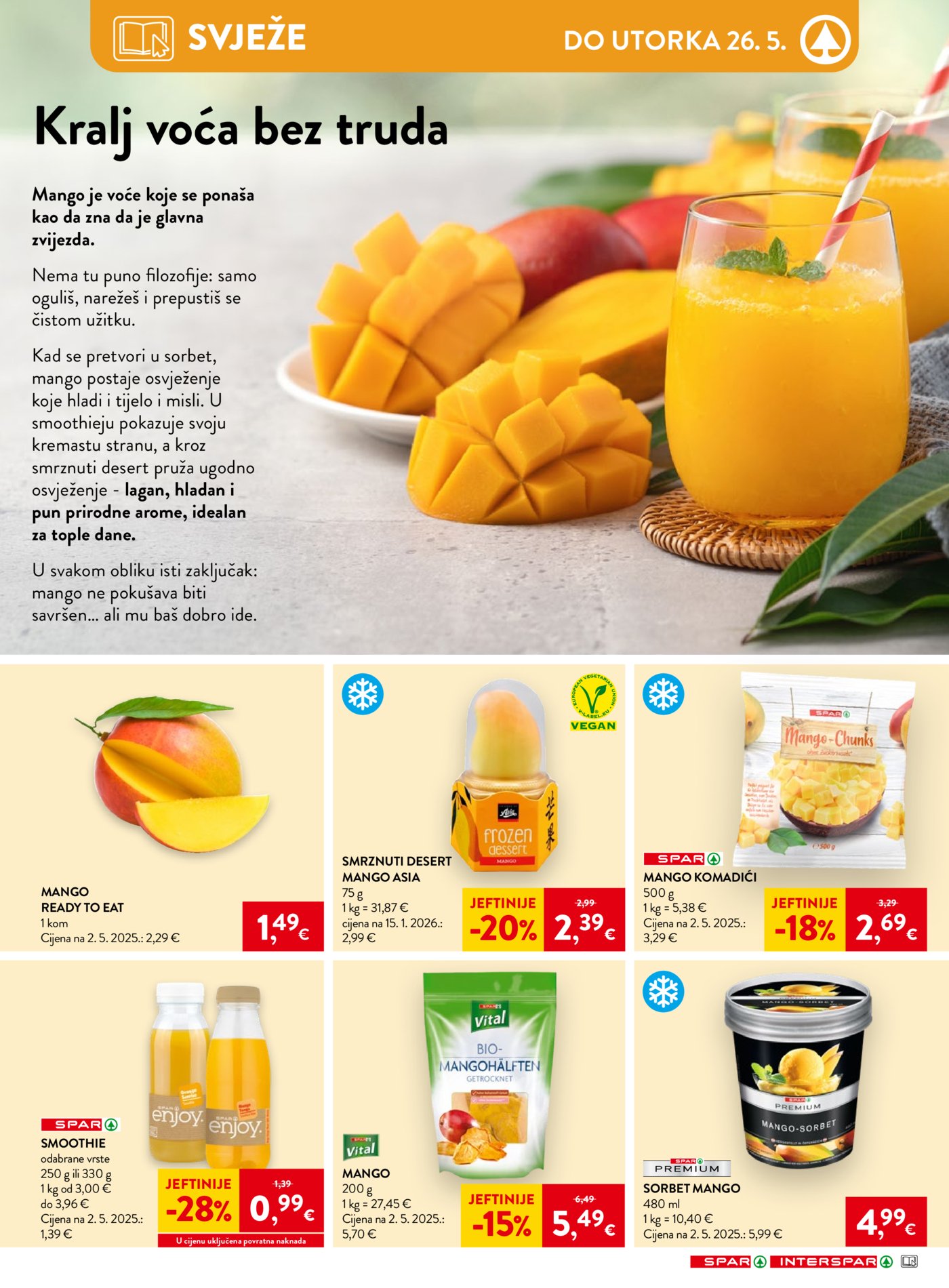 SPAR - INTERSPAR katalog akcija 20.05.-26.05.2026.