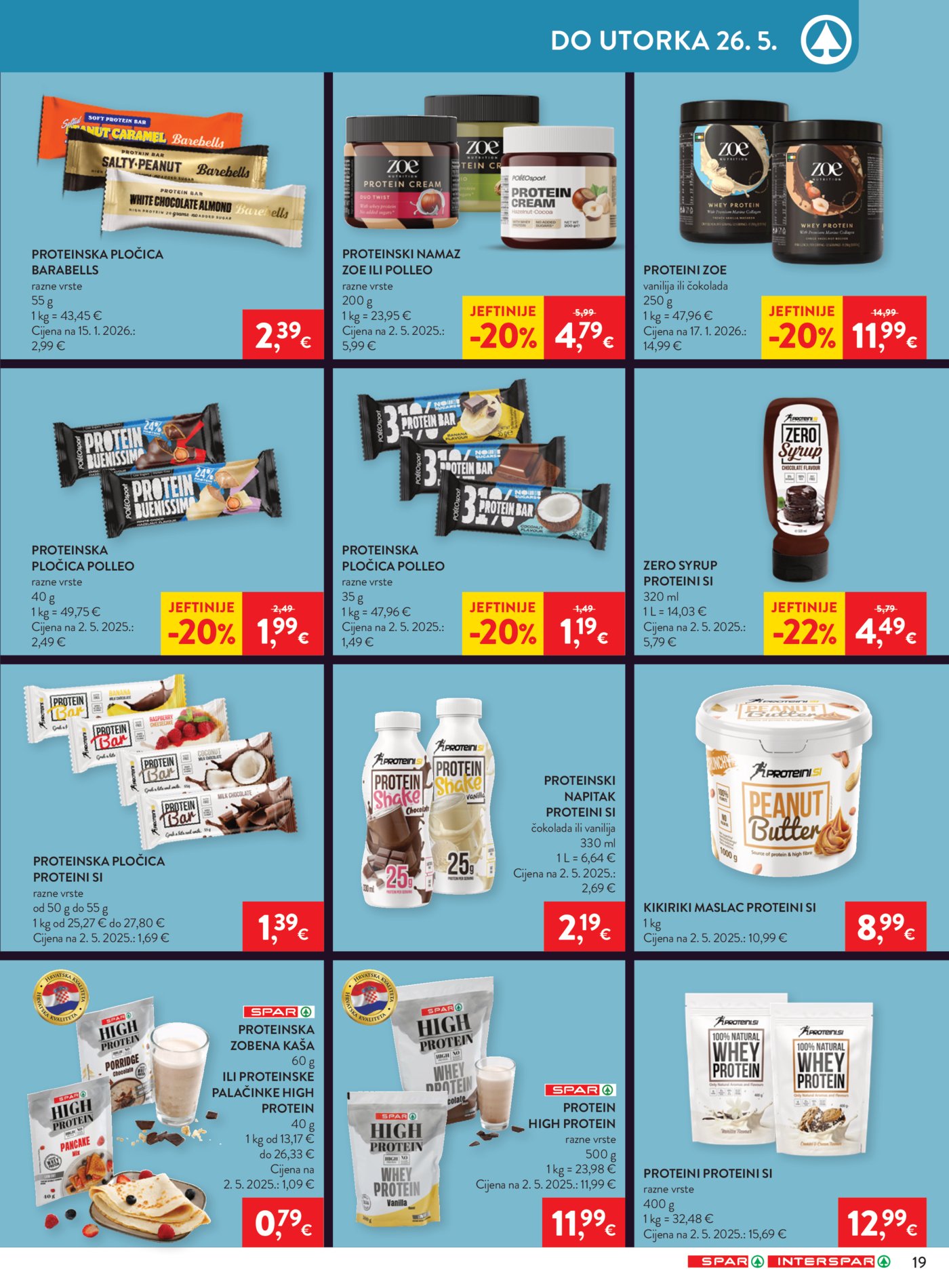 SPAR - INTERSPAR katalog akcija 20.05.-26.05.2026.