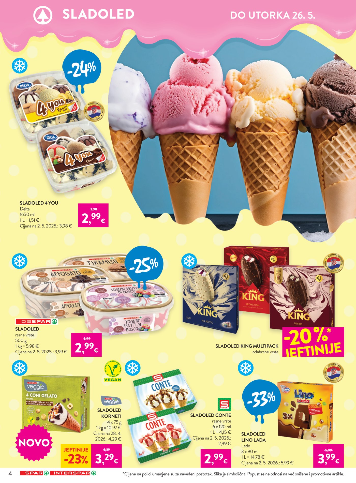 SPAR - INTERSPAR katalog akcija 20.05.-26.05.2026.