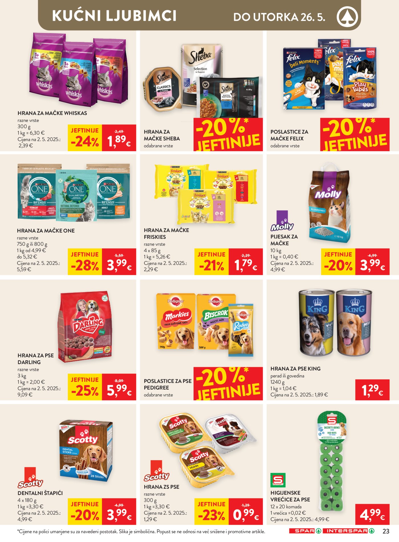 SPAR - INTERSPAR katalog akcija 20.05.-26.05.2026.