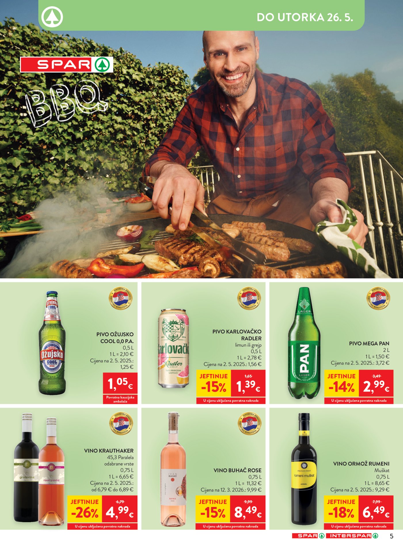 SPAR - INTERSPAR katalog akcija 20.05.-26.05.2026.