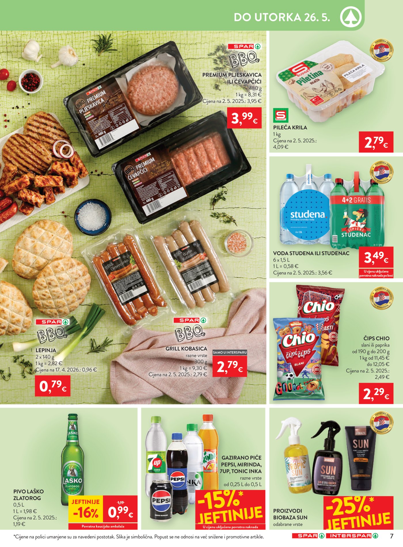 SPAR - INTERSPAR katalog akcija 20.05.-26.05.2026.