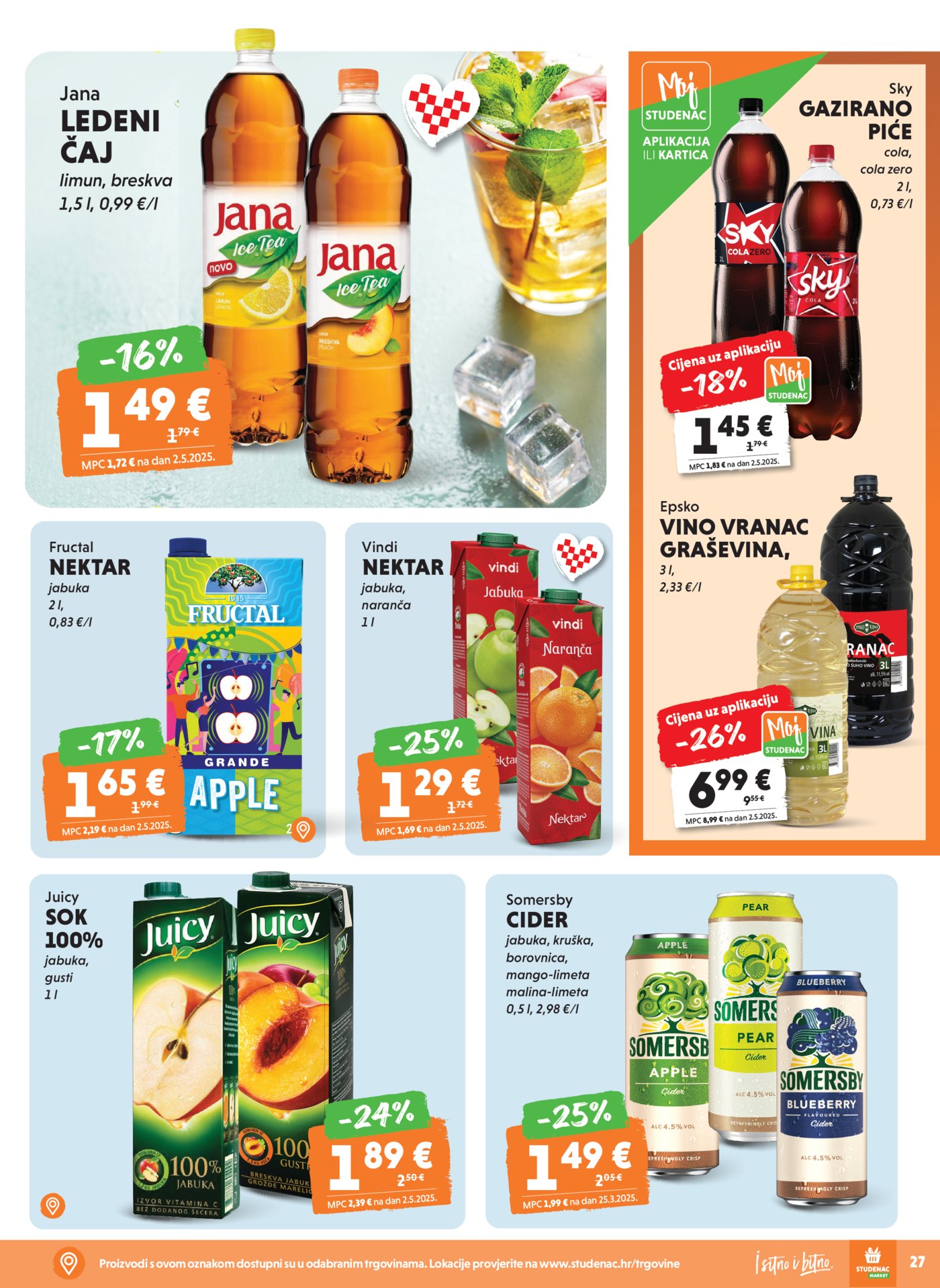 Studenac katalog Akcija 13.05.-19.05.2026.