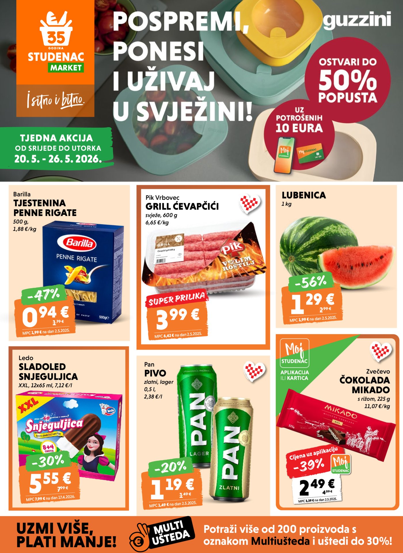 Studenac katalog Akcija 20.05. - 26.05.2026.