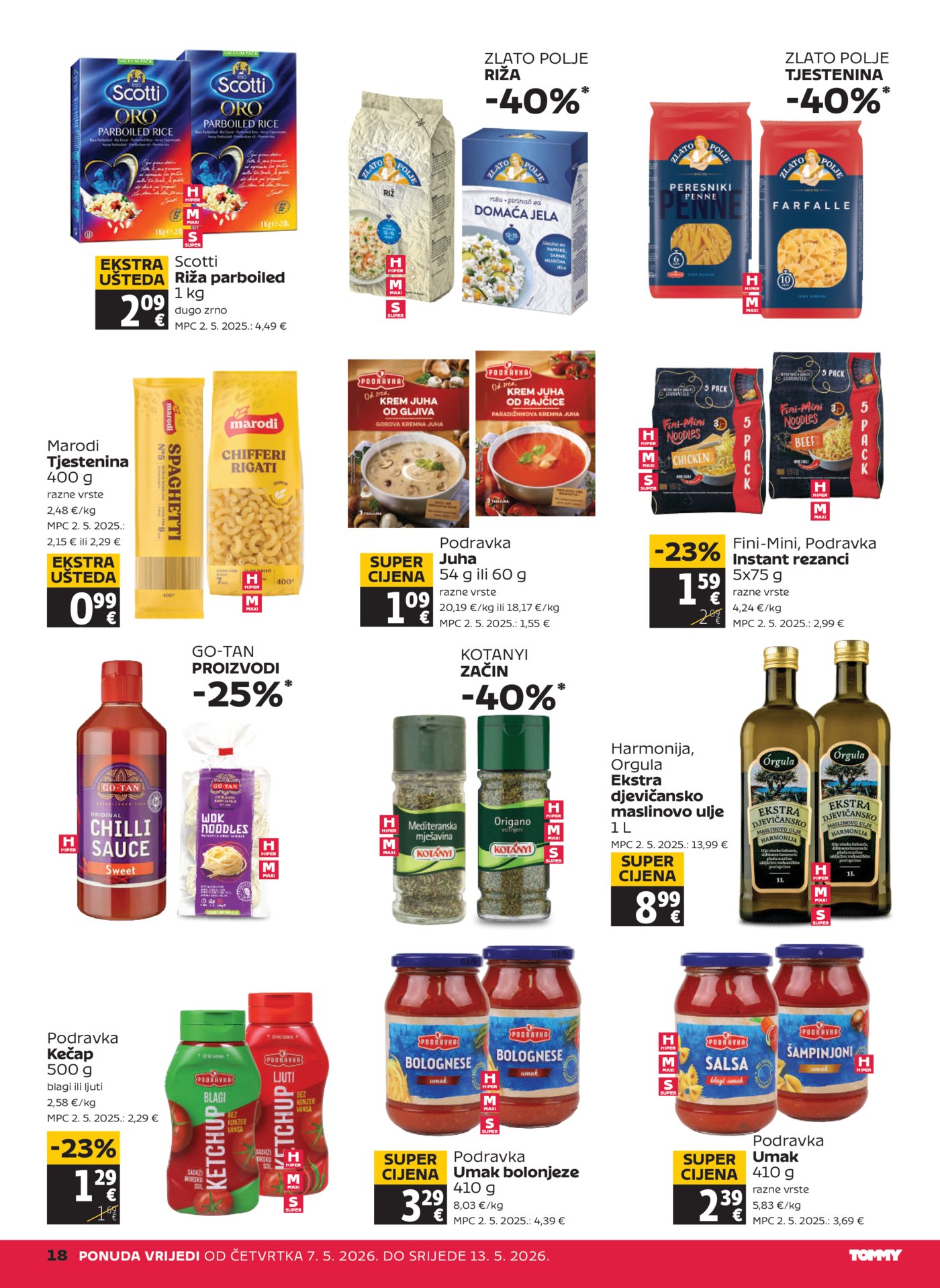 Tommy katalog Akcija 07.05.-13.05.2026.