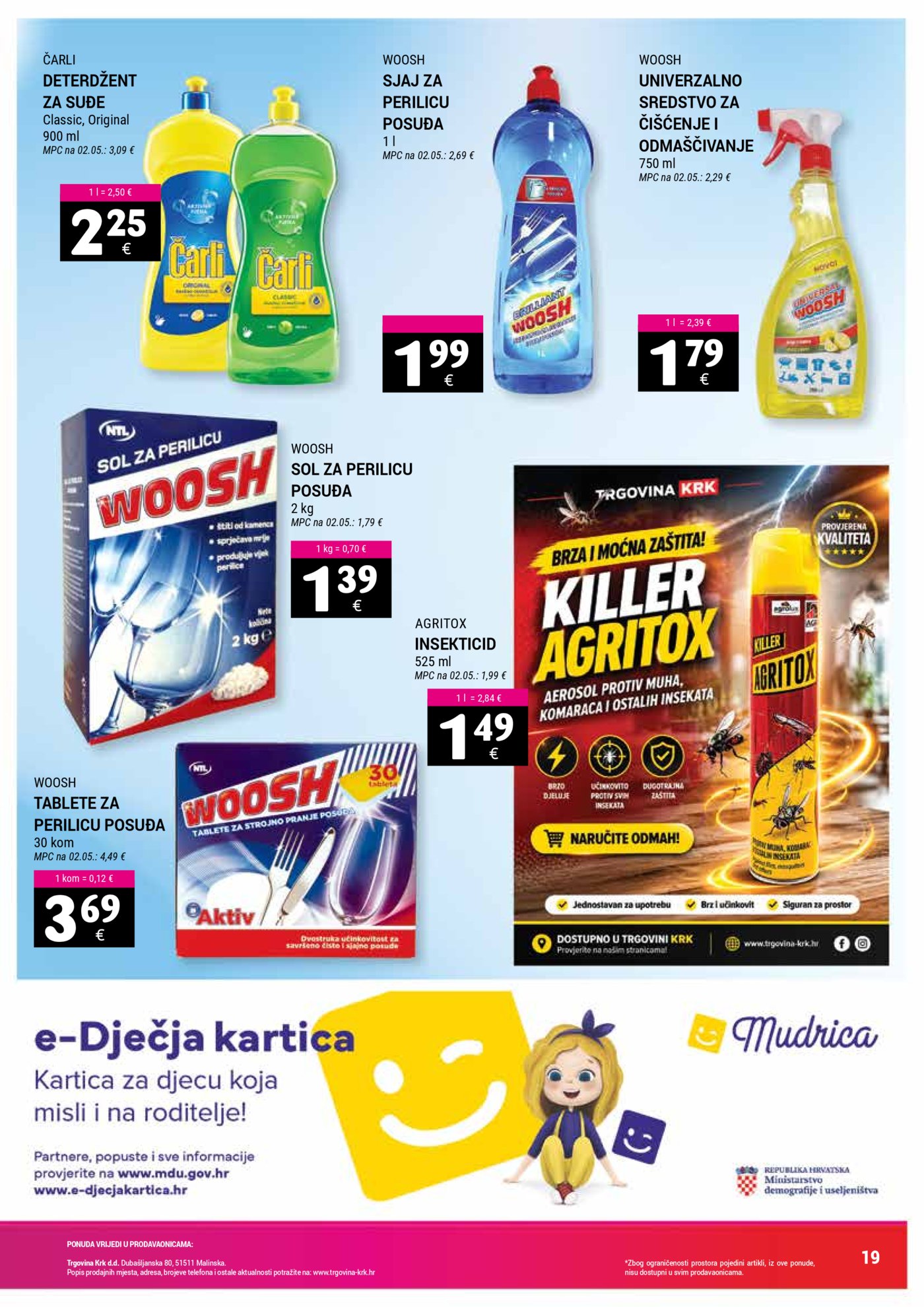 Trgovina Krk katalog Akcija 16.05. - 31.05.2026.