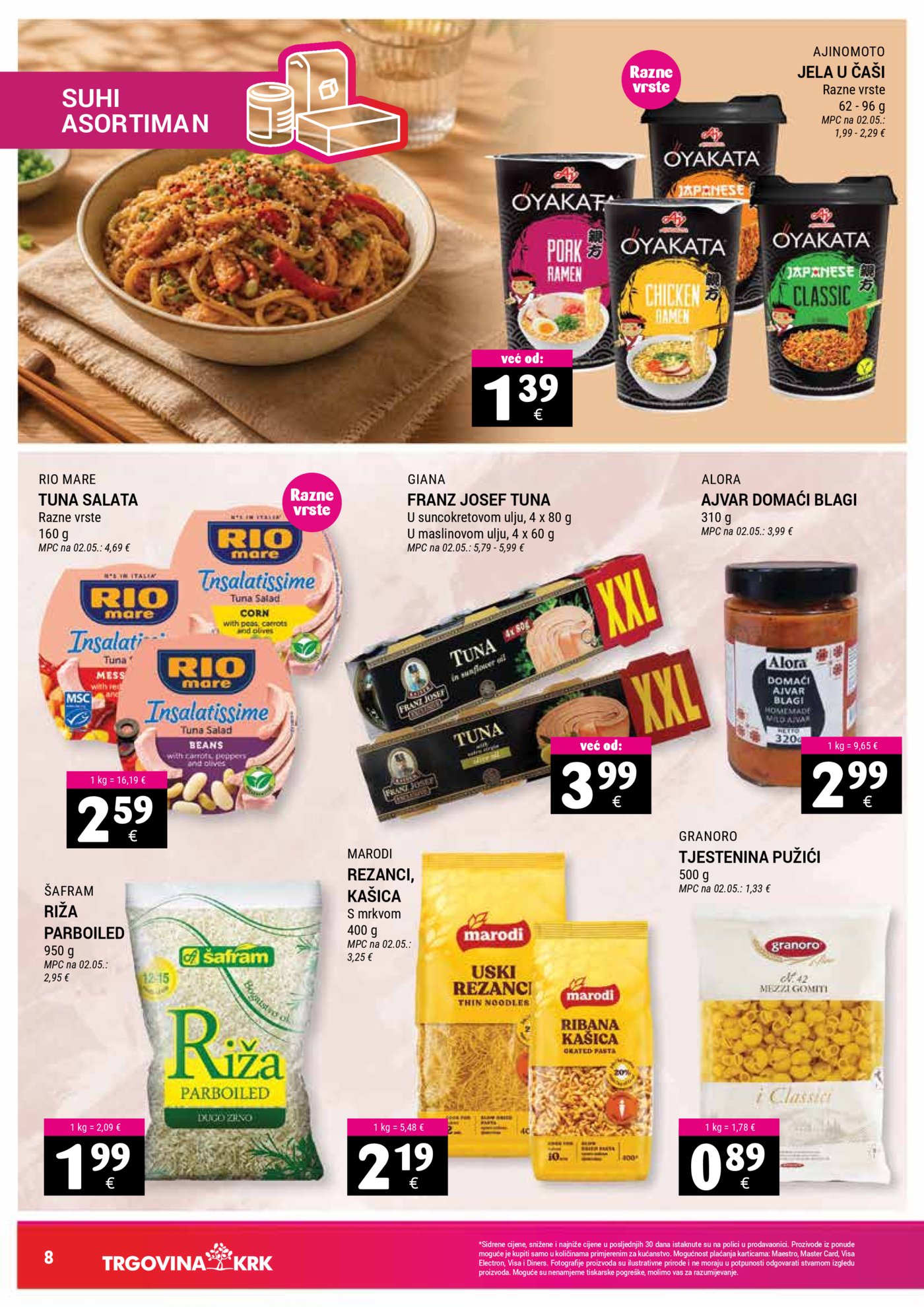 Trgovina Krk katalog Akcija 16.05. - 31.05.2026.