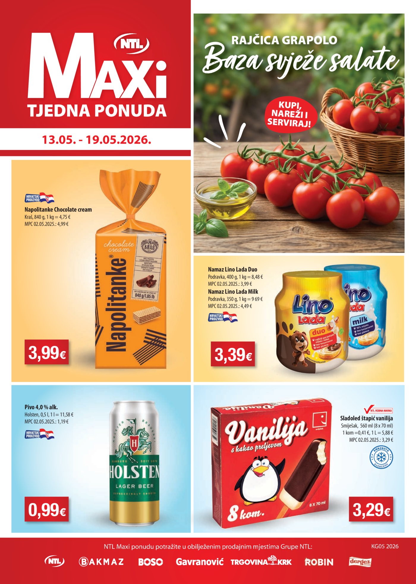 Trgovina Krk katalog Maxi tjedna ponuda 13.05.-19.05.2026.