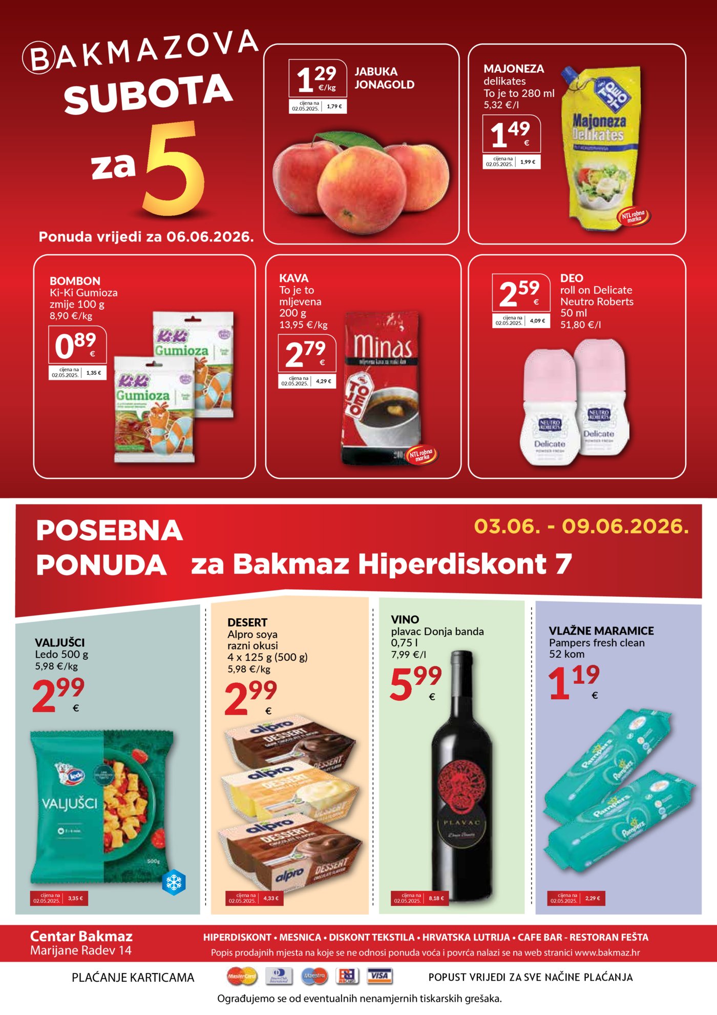 Bakmaz katalog Akcija 03.06.-09.06.2026.