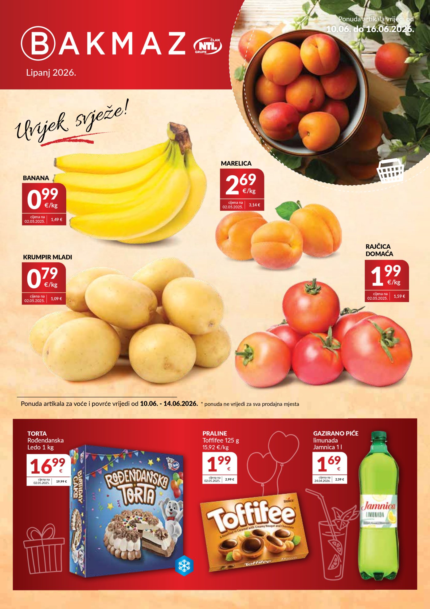 Bakmaz katalog Akcija 10.06.-16.06.2026.