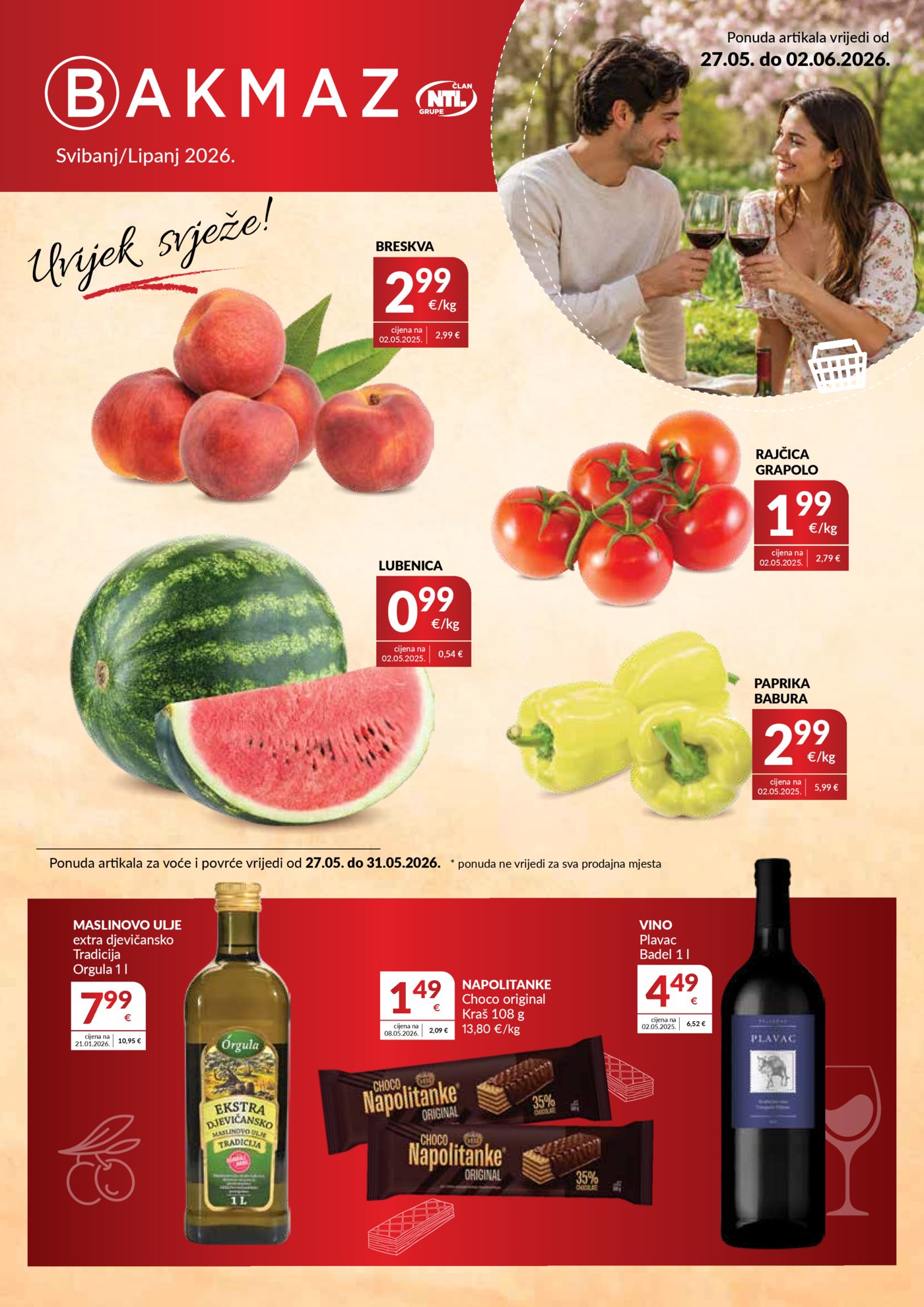 Bakmaz katalog Akcija 27.05. - 02.06.2026.