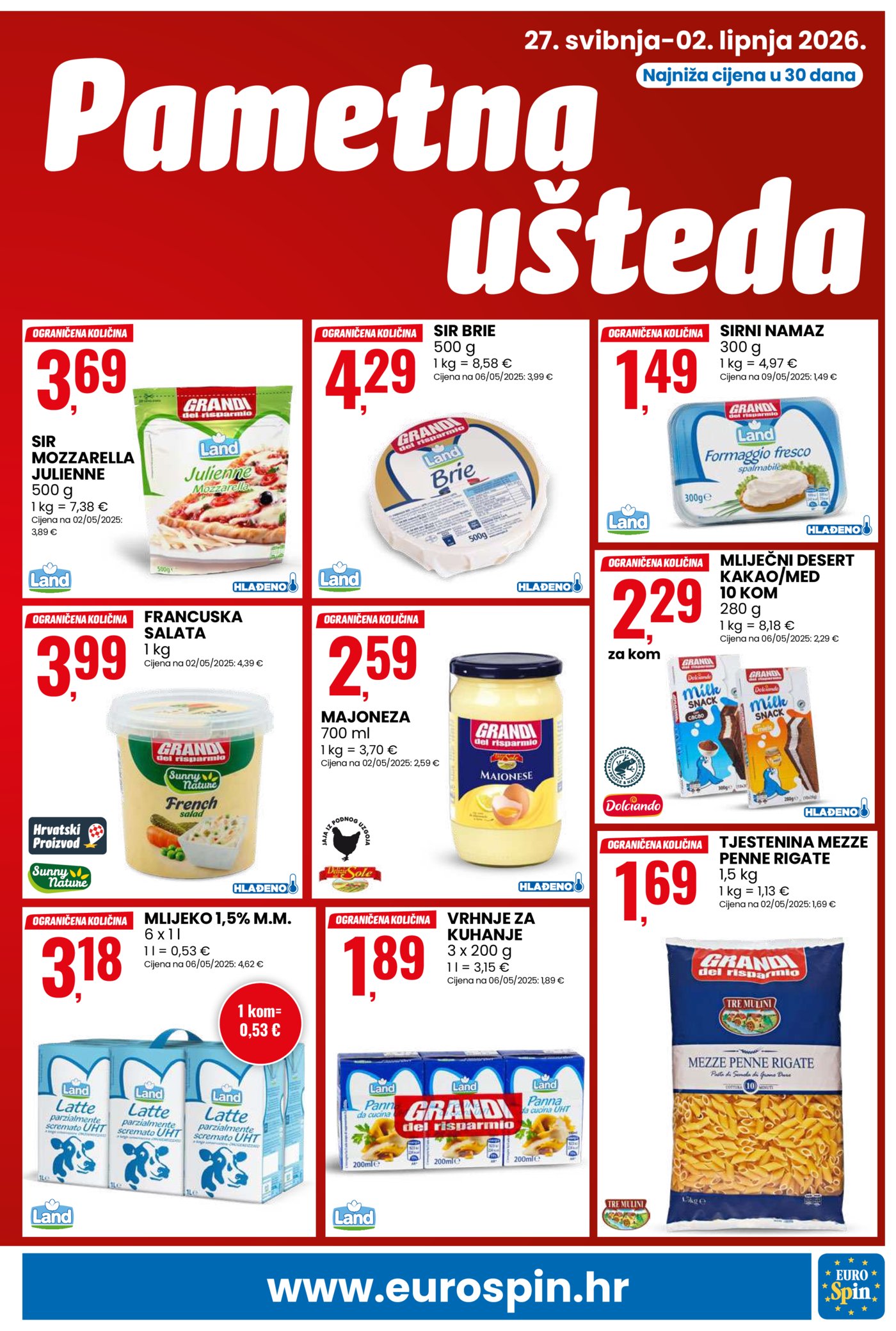 Eurospin katalog Pametna kupnja 27.05. - 02.06.2026.