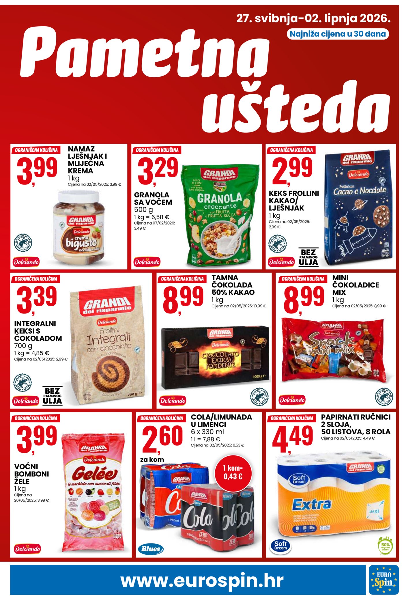 Eurospin katalog Pametna kupnja 27.05. - 02.06.2026.
