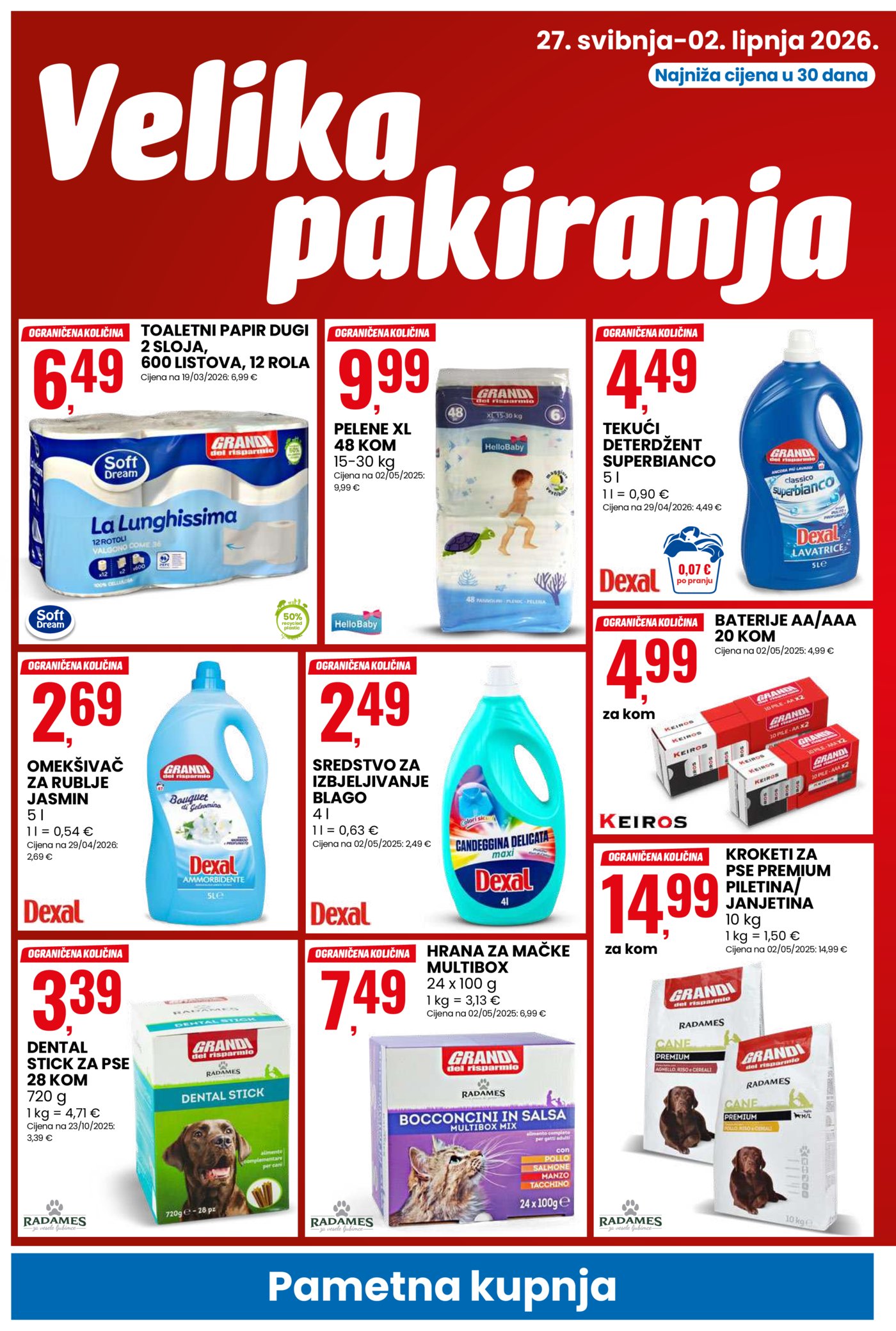 Eurospin katalog Pametna kupnja 27.05. - 02.06.2026.