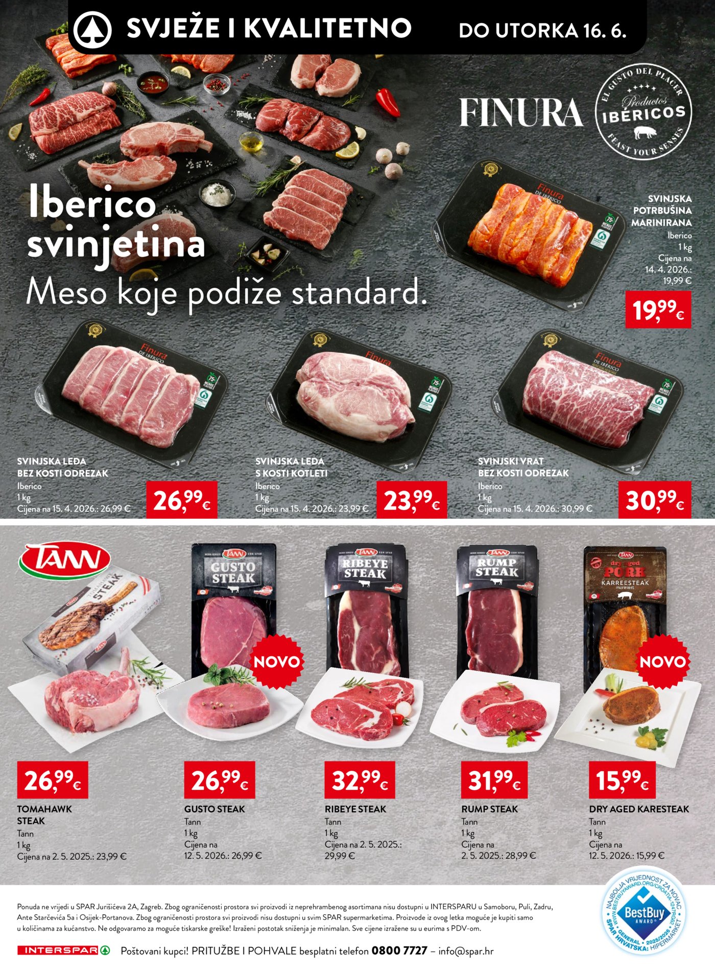 INTERSPAR katalog Akcija 10.06.-16.06.2026.