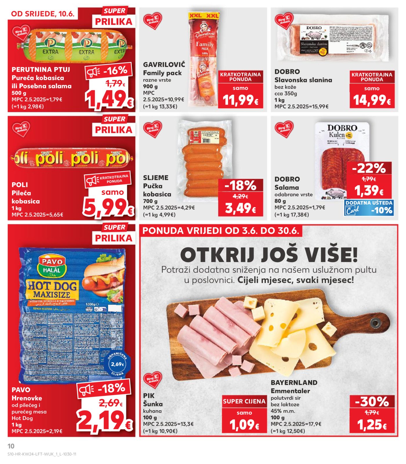 Kaufland katalog Akcija 10.06.-16.06.2026.