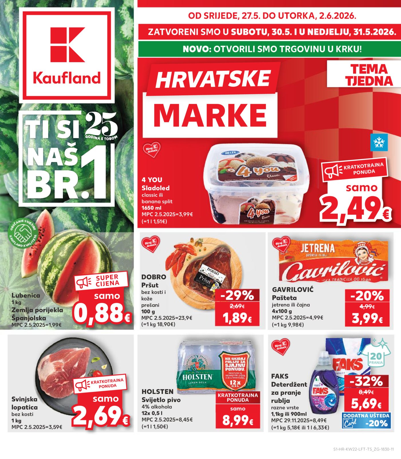 Kaufland katalog Akcija 27.05. - 02.06.2026.