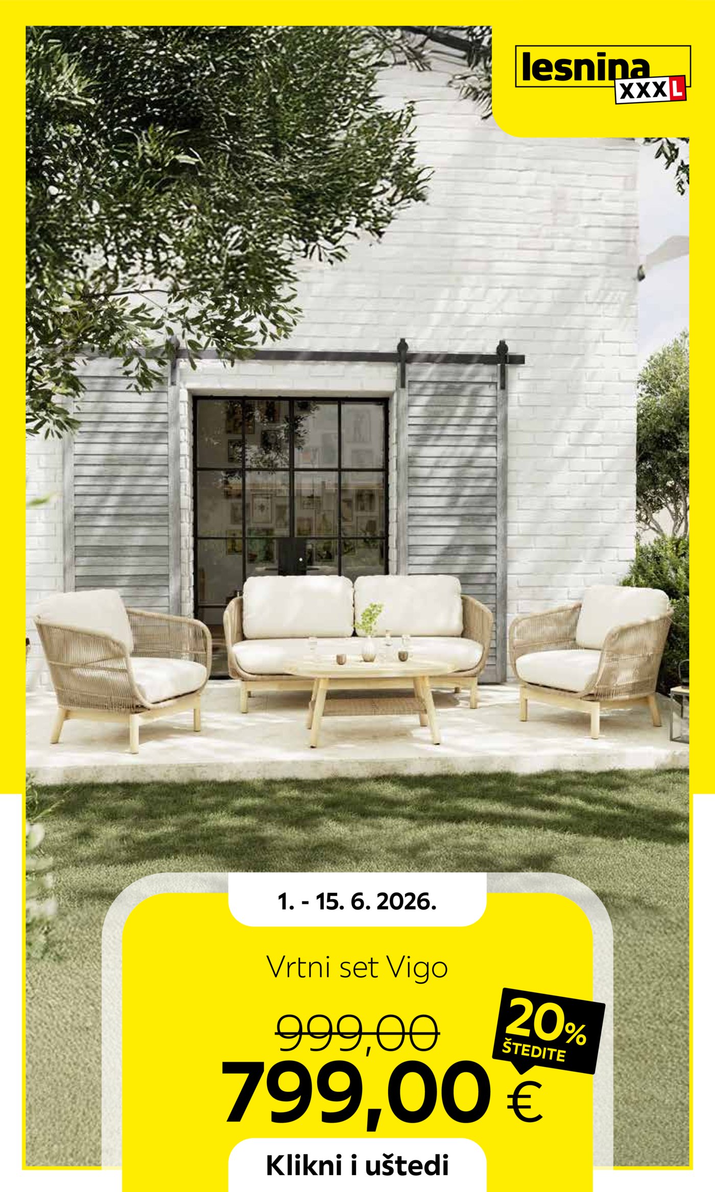 Lesnina katalog Akcija 01.06.-15.06.2026.