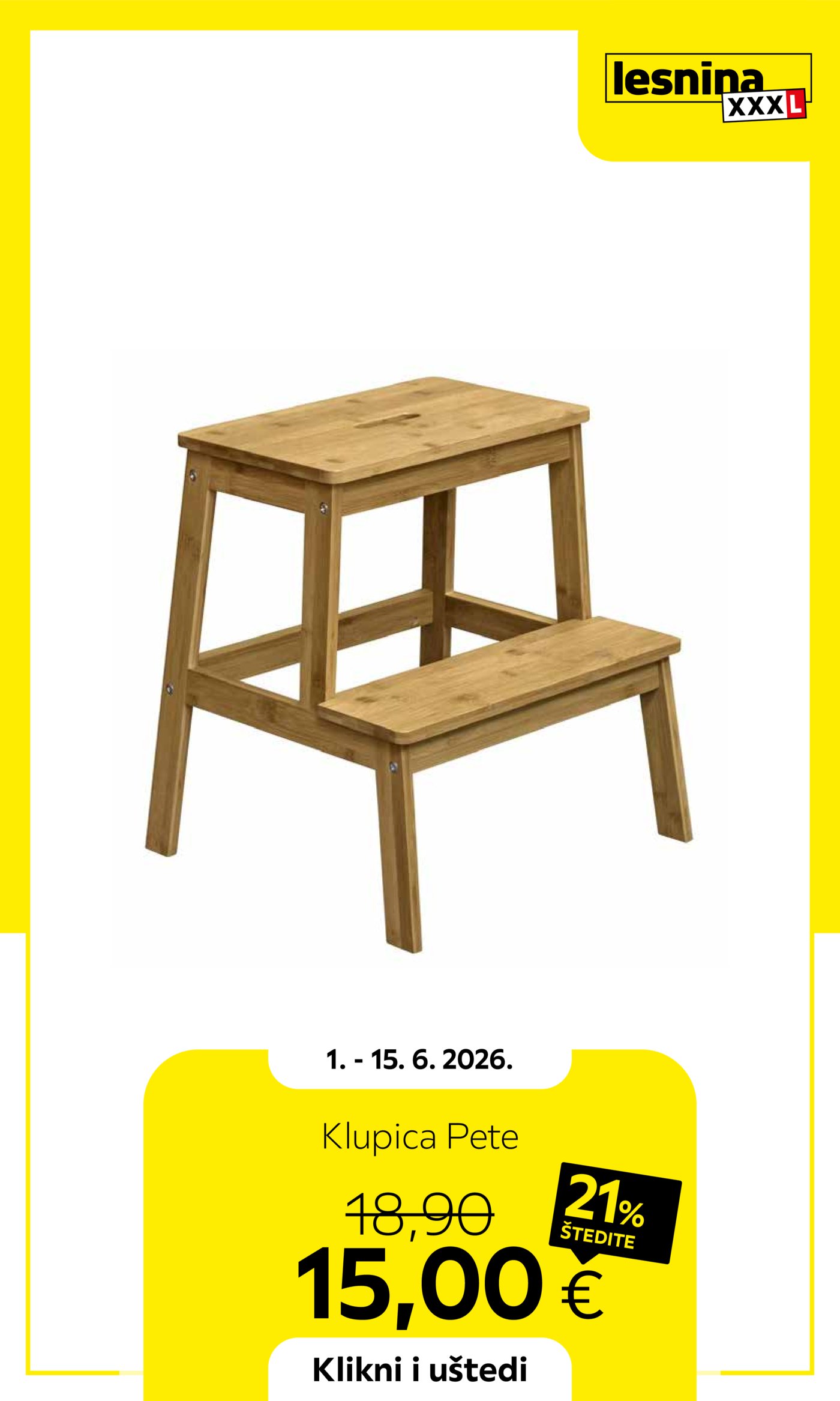Lesnina katalog Akcija 01.06.-15.06.2026.
