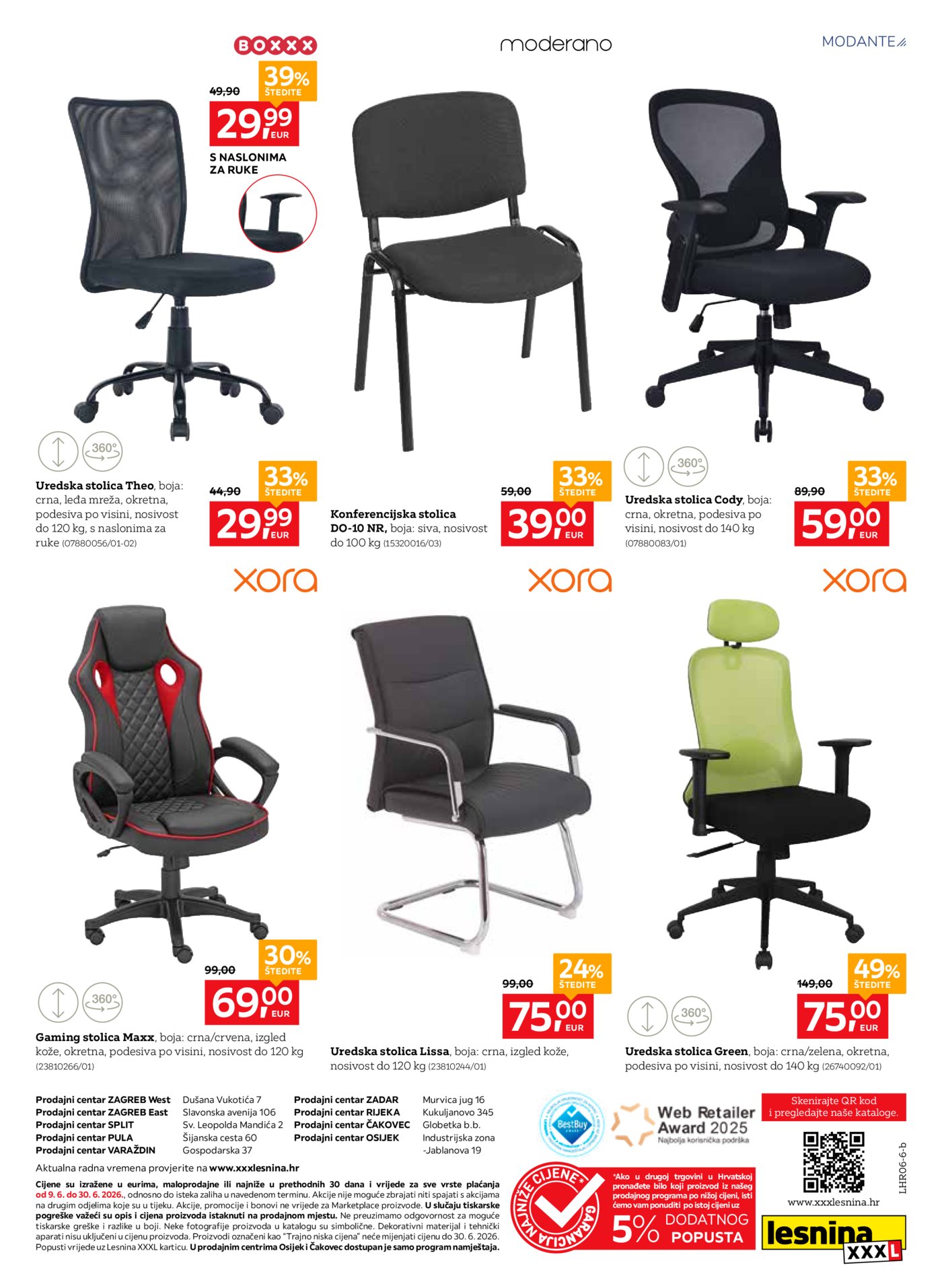 Lesnina katalog Udobno i funkcionalno 09.06. - 30.06.2026.