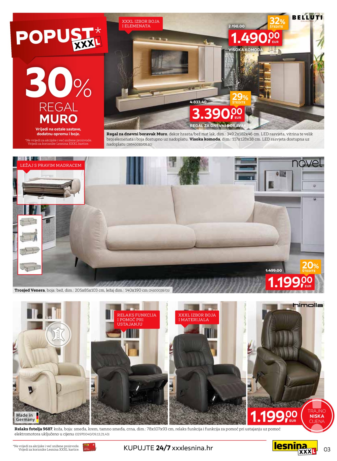 Lesnina katalog Udobno i funkcionalno 09.06. - 30.06.2026.