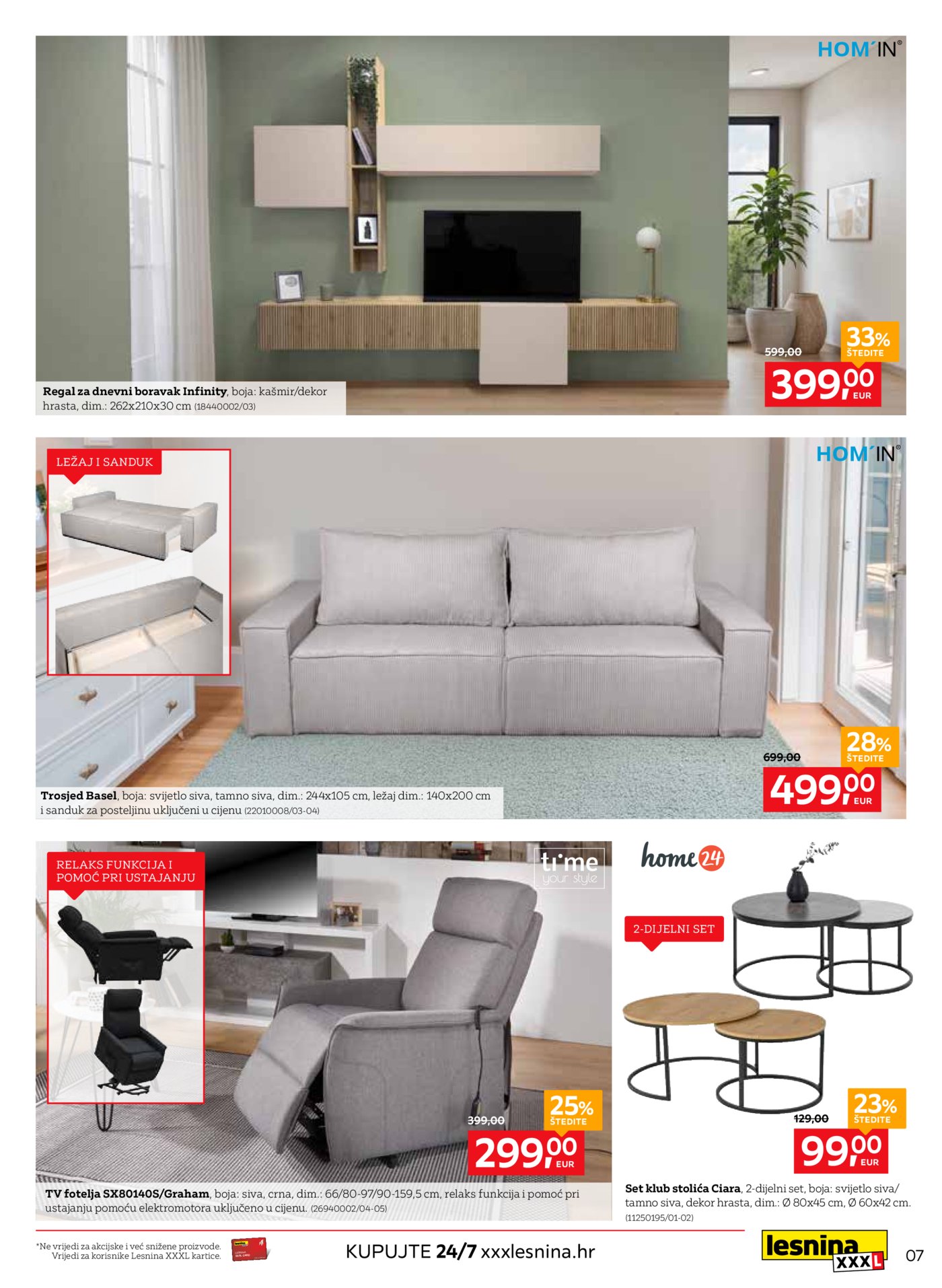 Lesnina katalog Udobno i funkcionalno 09.06. - 30.06.2026.