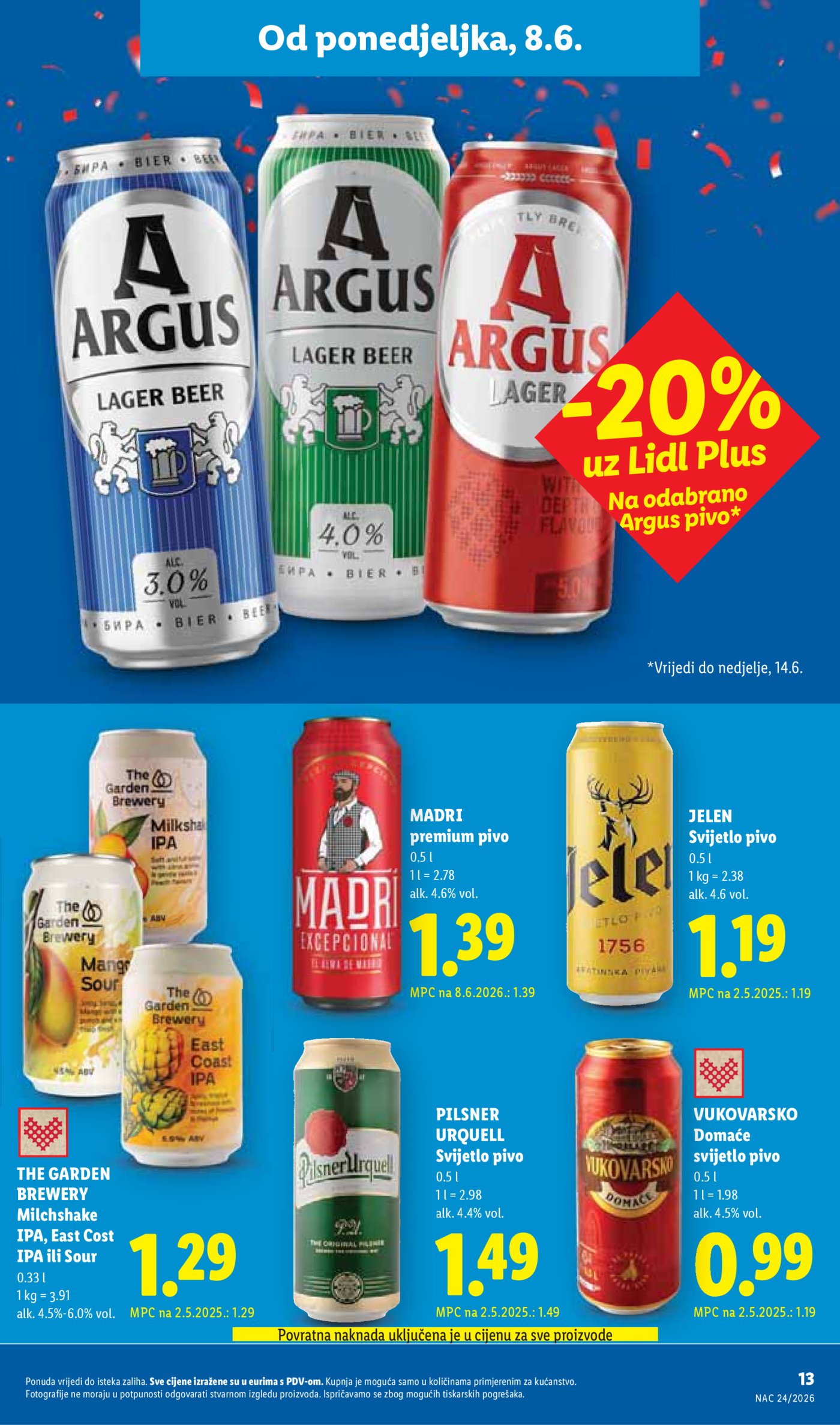Lidl katalog Super ponuda od ponedjeljka 08.06.-14.06.2026.
