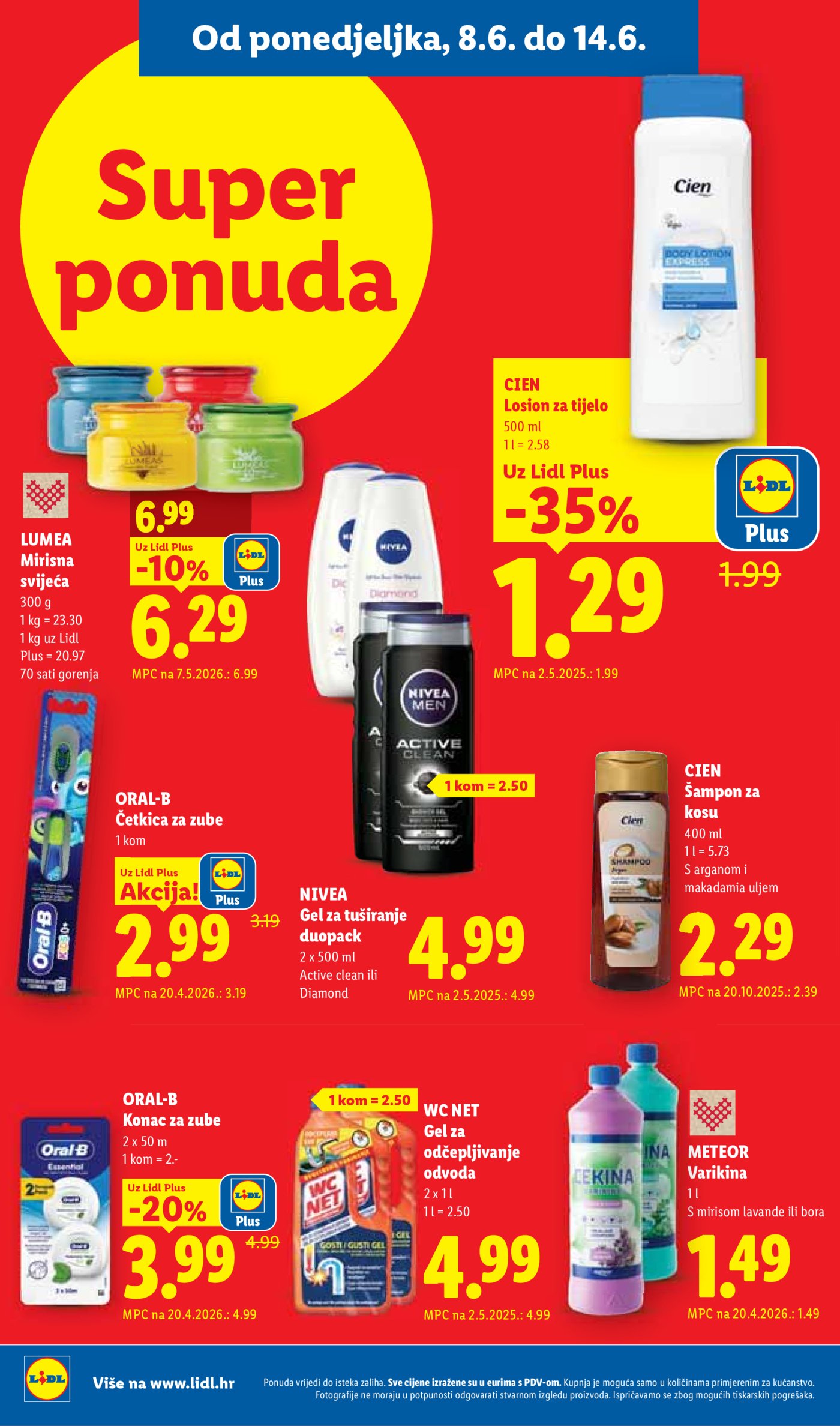 Lidl katalog Super ponuda od ponedjeljka 08.06.-14.06.2026.