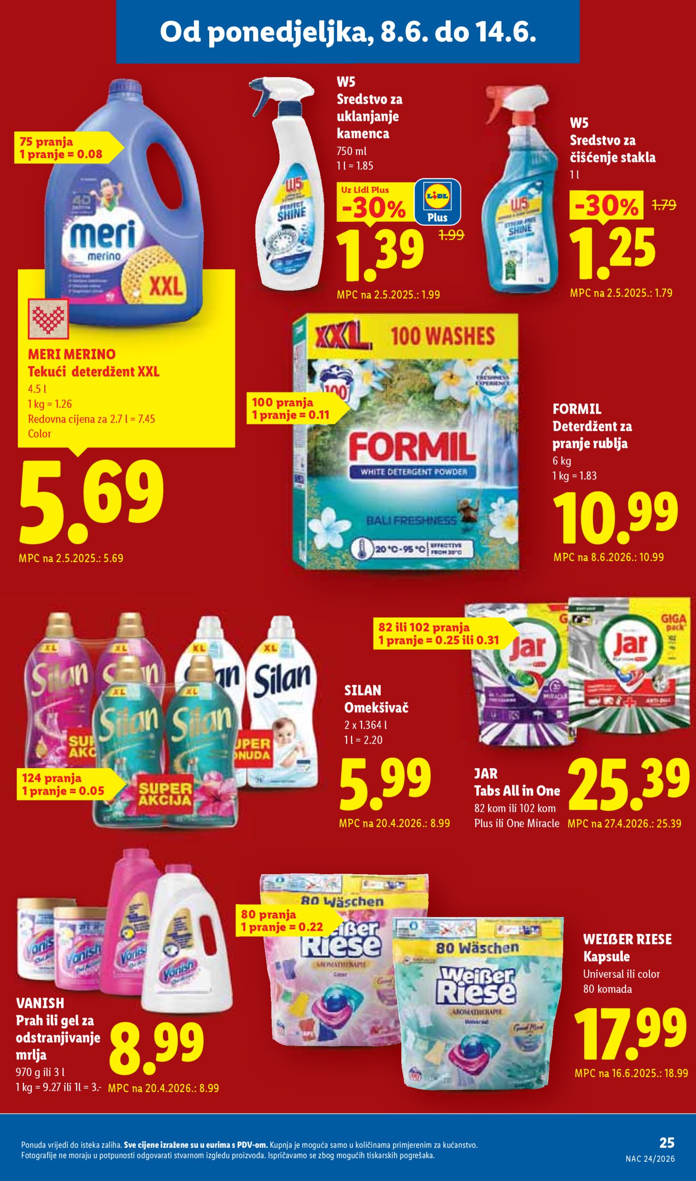 Lidl katalog Super ponuda od ponedjeljka 08.06.-14.06.2026.