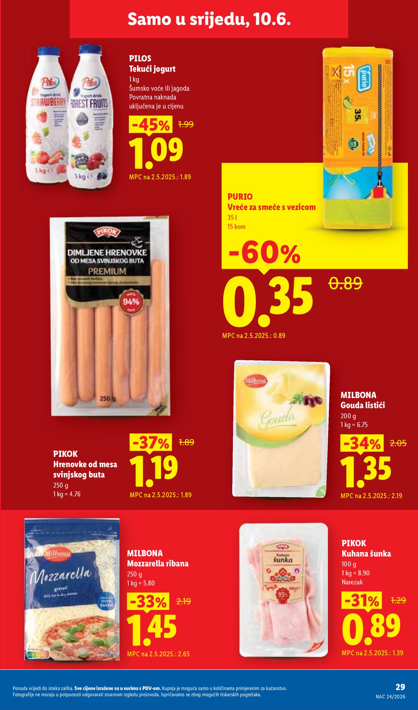 Lidl katalog Super ponuda od ponedjeljka 08.06.-14.06.2026.