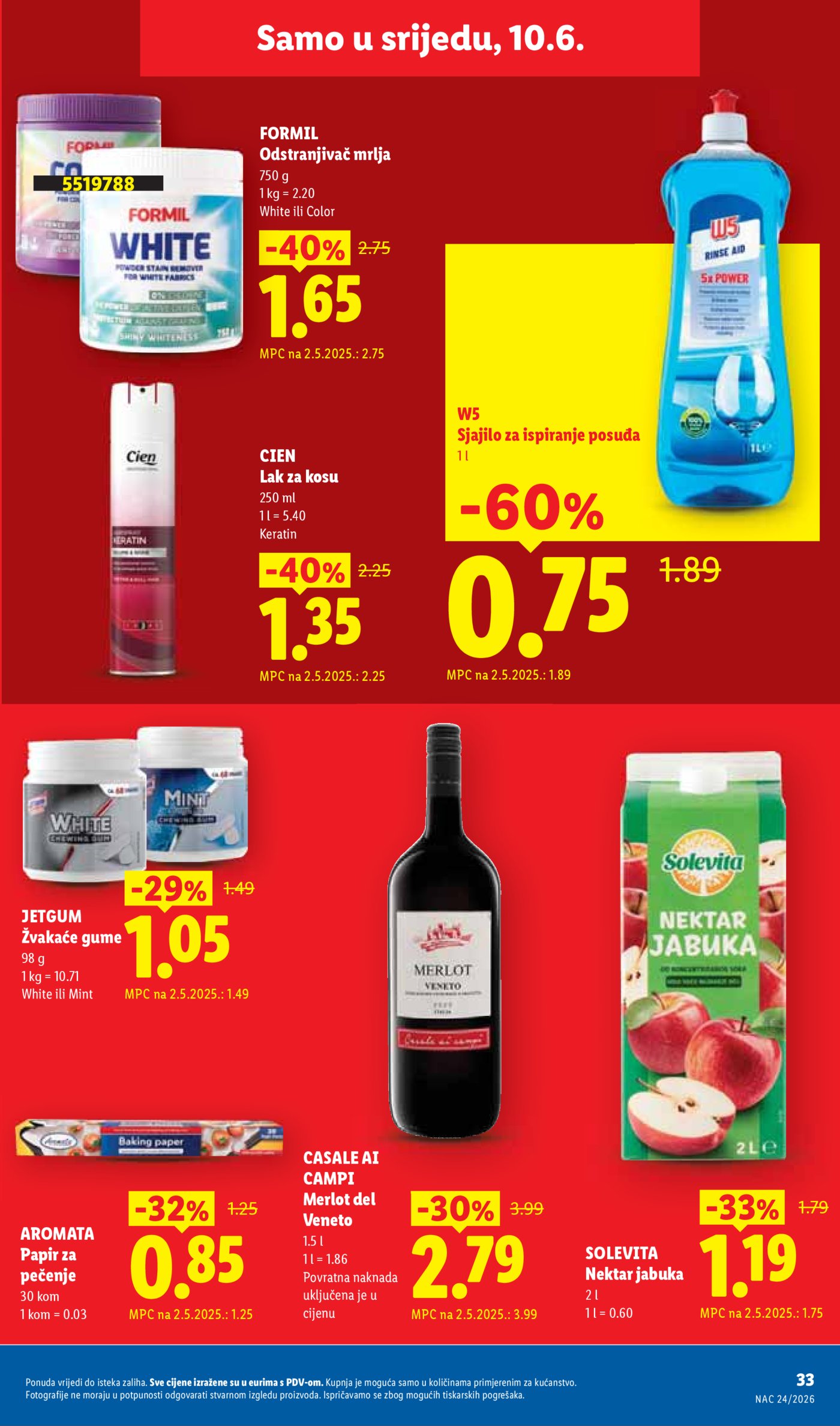 Lidl katalog Super ponuda od ponedjeljka 08.06.-14.06.2026.