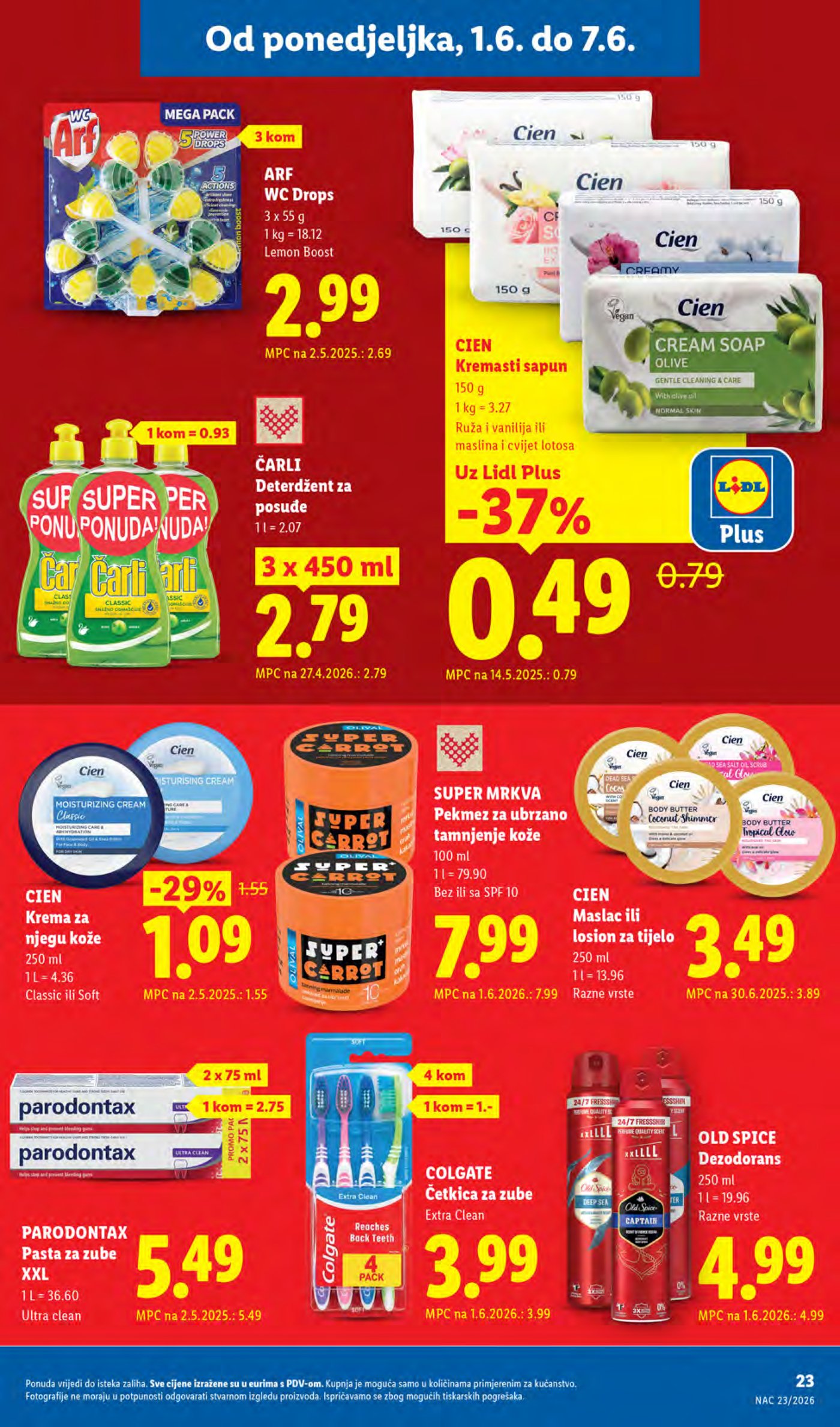 Lidl katalog Super ponuda od ponedjeljka 01.06. - 07.06.2026.