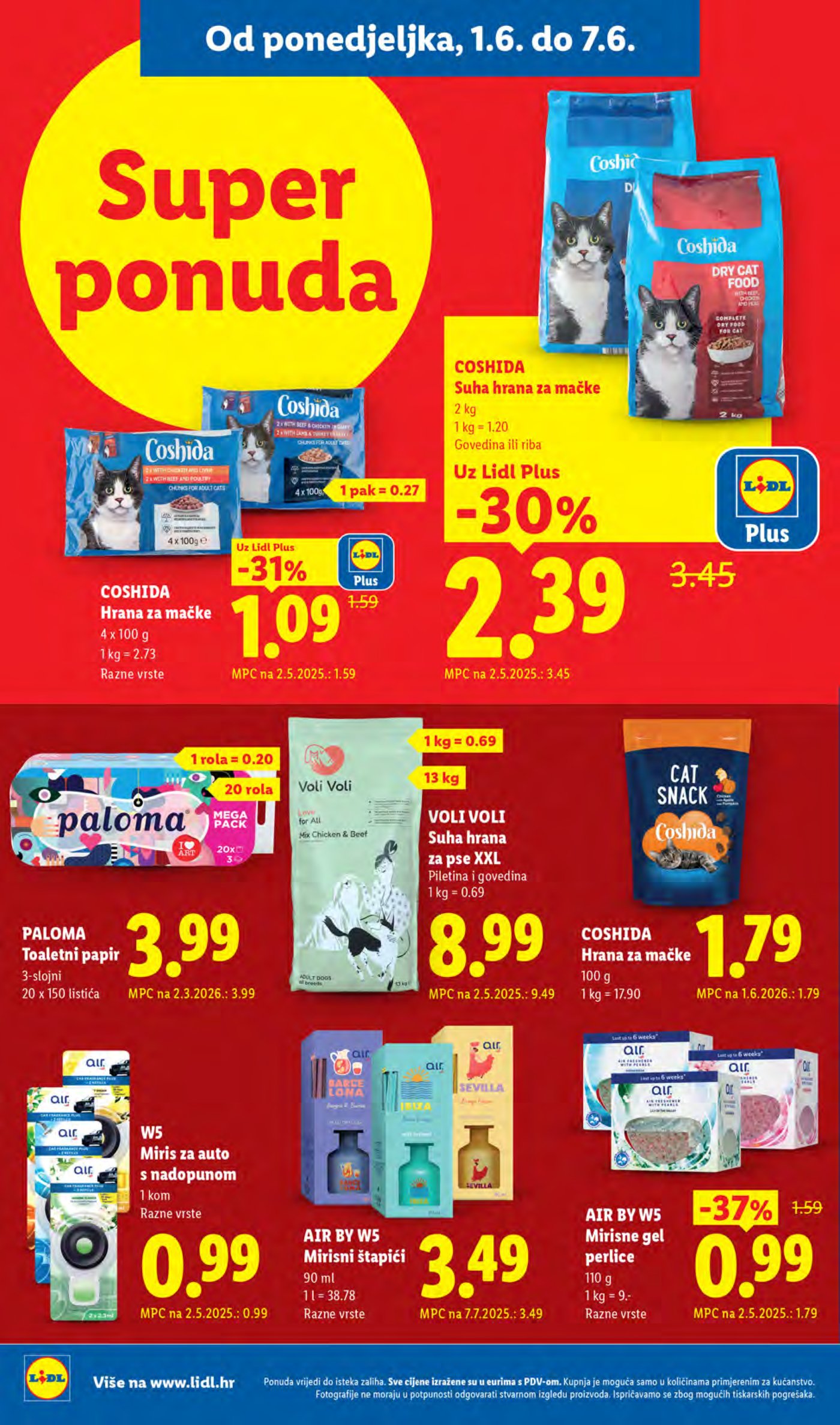 Lidl katalog Super ponuda od ponedjeljka 01.06. - 07.06.2026.
