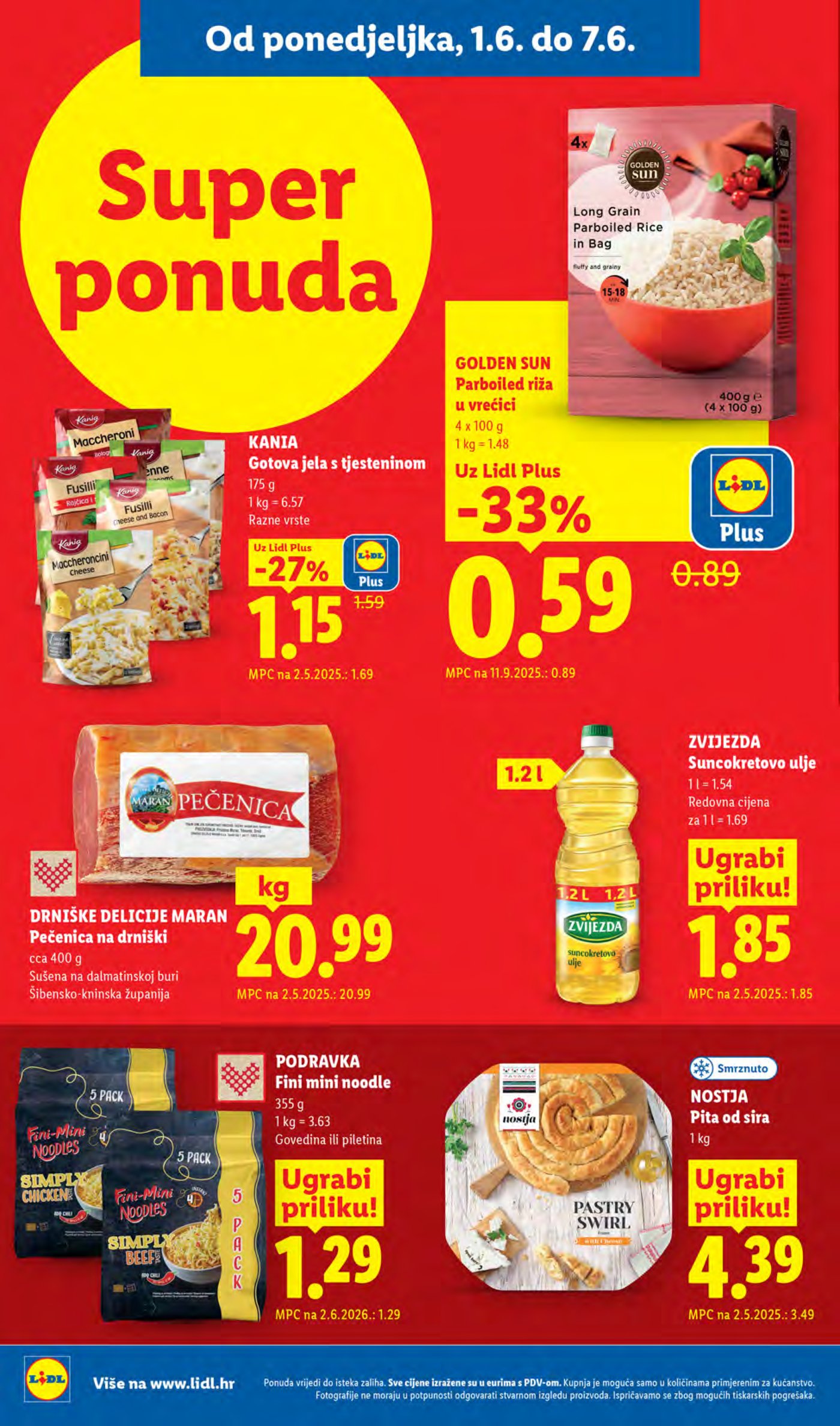 Lidl katalog Super ponuda od ponedjeljka 01.06. - 07.06.2026.