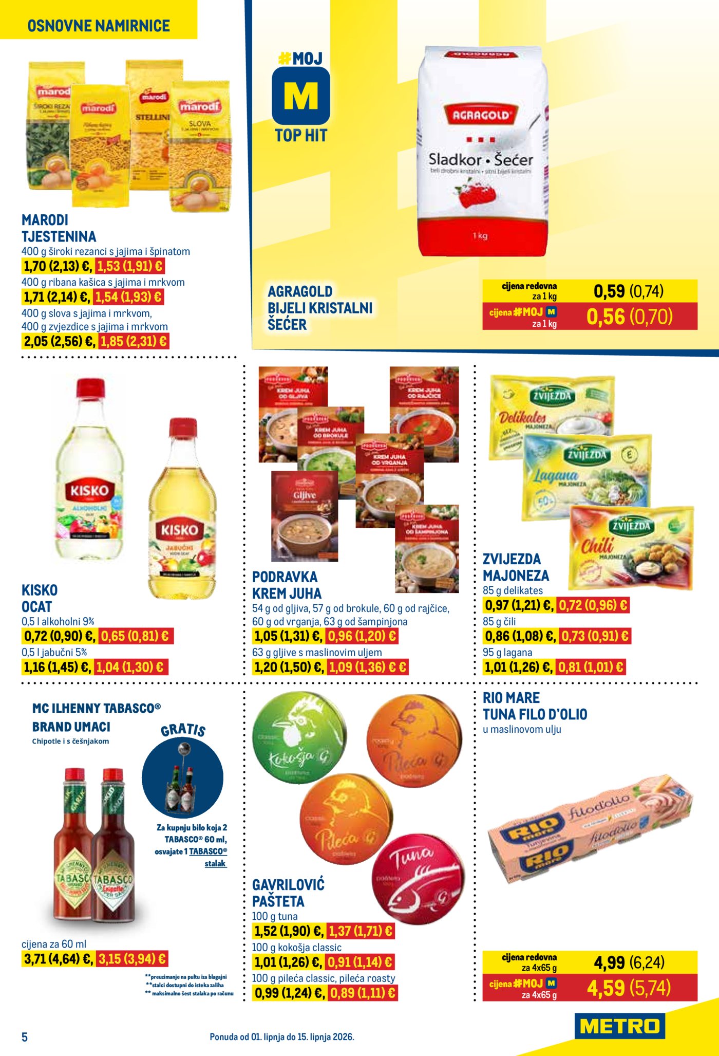 Metro katalog Prehrana i neprehrana 01.06. - 15.06.2026.