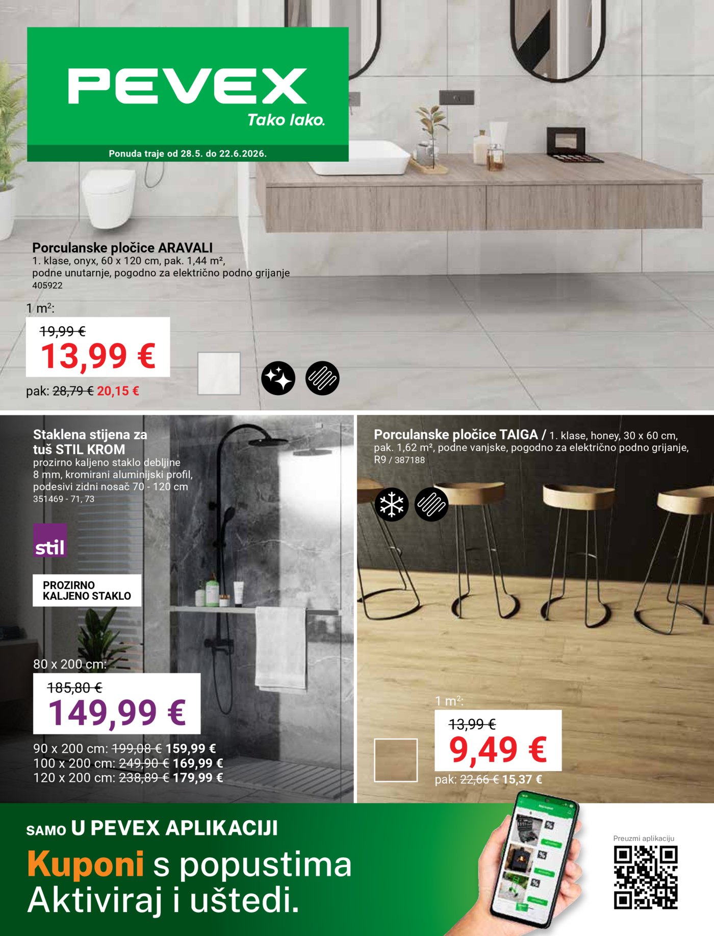 Pevex katalog Akcija 28.05.-22.06.2026.
