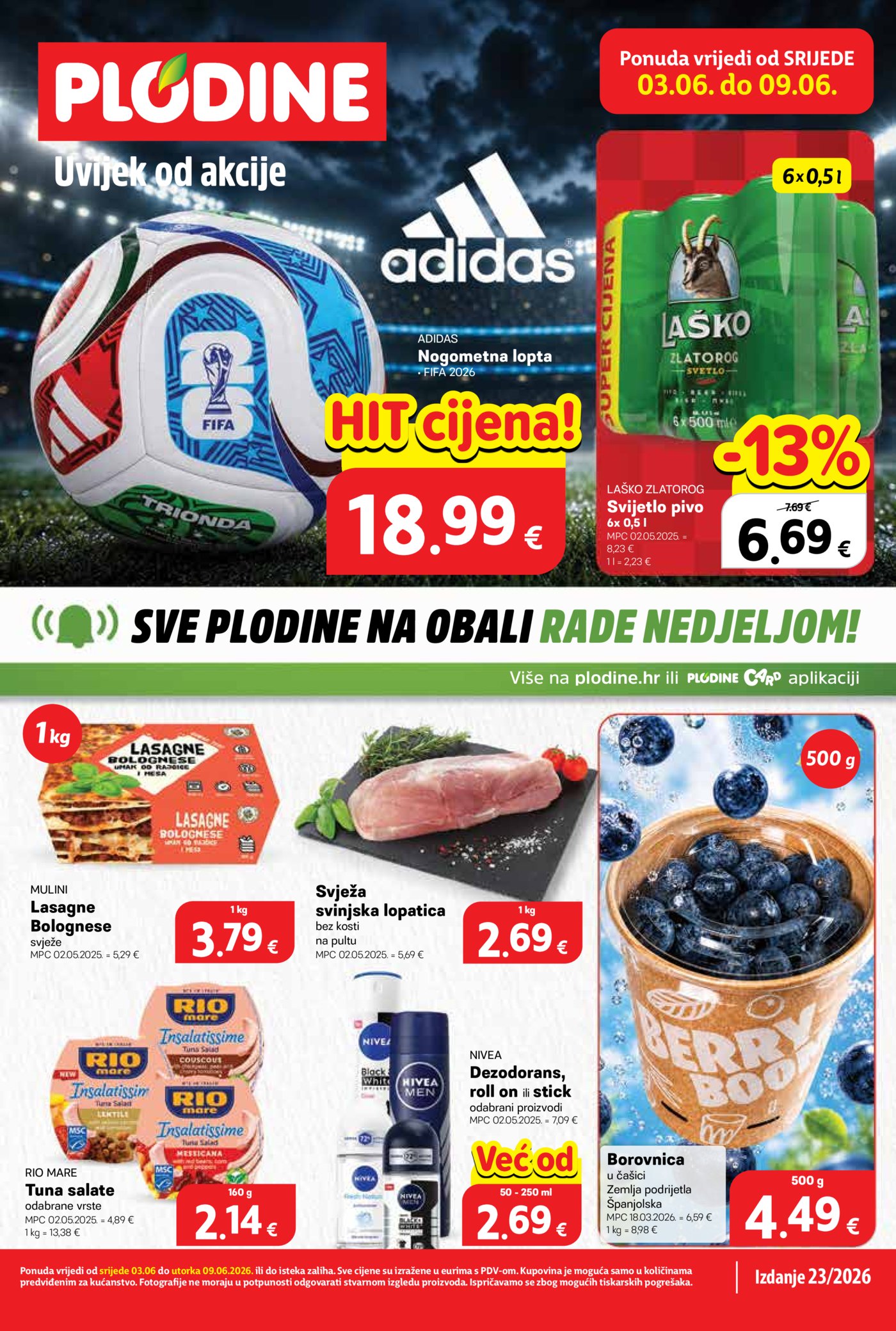 Plodine katalog Akcija 03.06. - 09.06.2026.