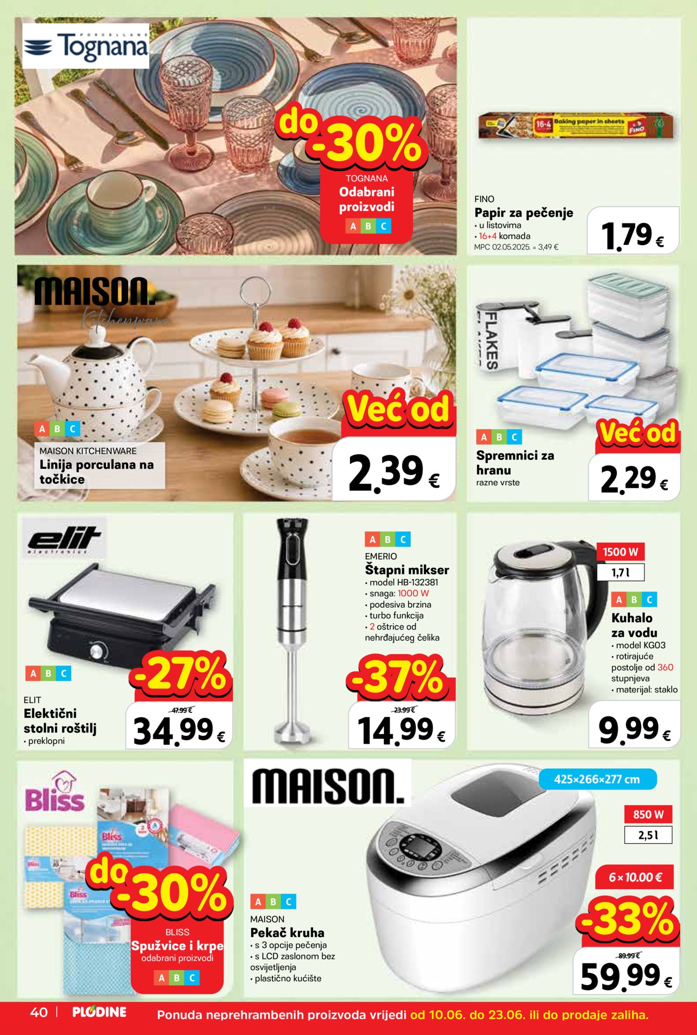 Plodine katalog Akcija 10.06. - 16.06.2026.