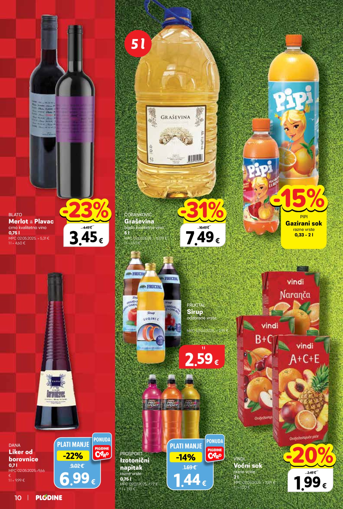 Plodine katalog Akcija 10.06. - 16.06.2026.