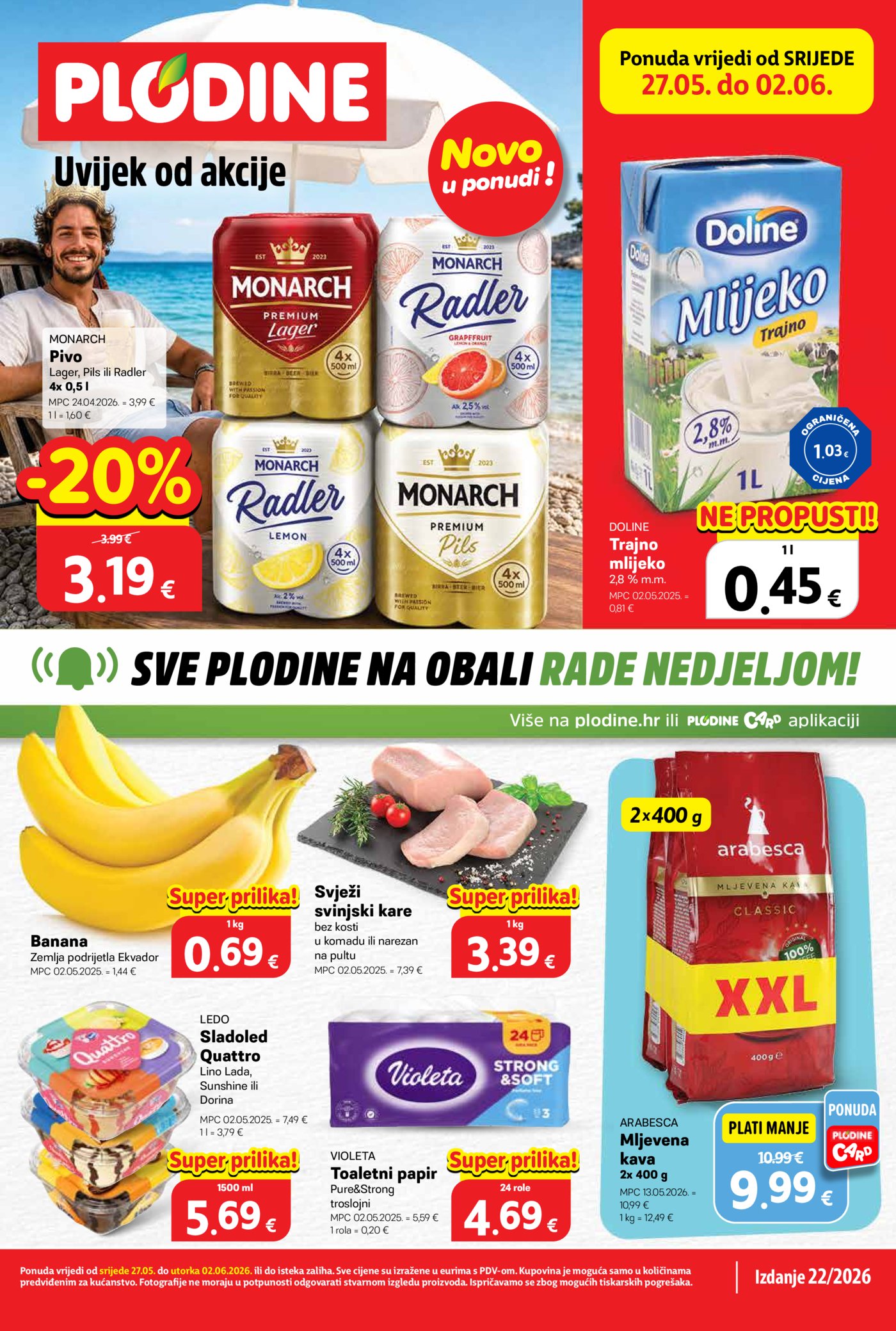 Plodine katalog Akcija 27.05. - 02.06.2026.