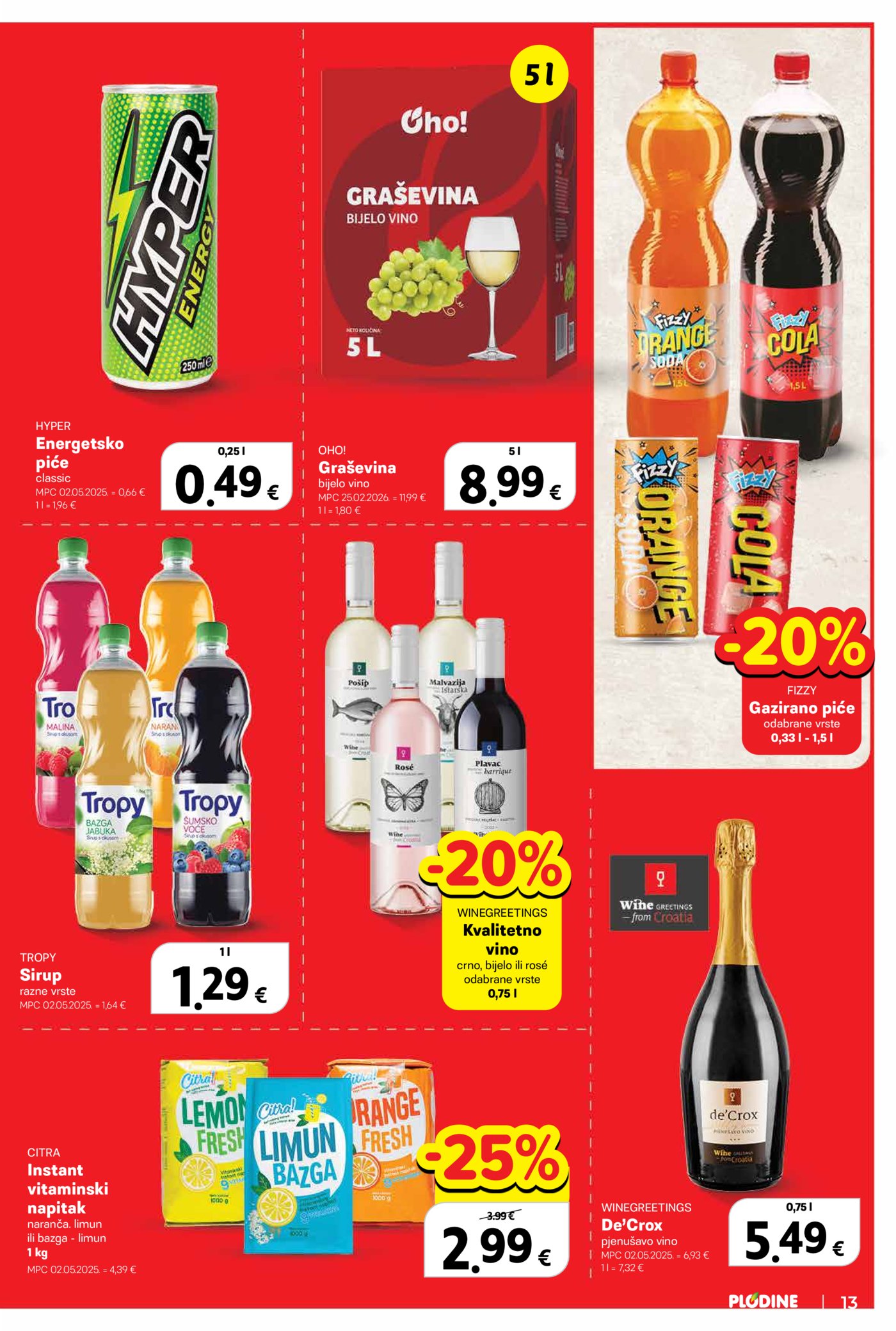 Plodine katalog Akcija 27.05. - 02.06.2026.