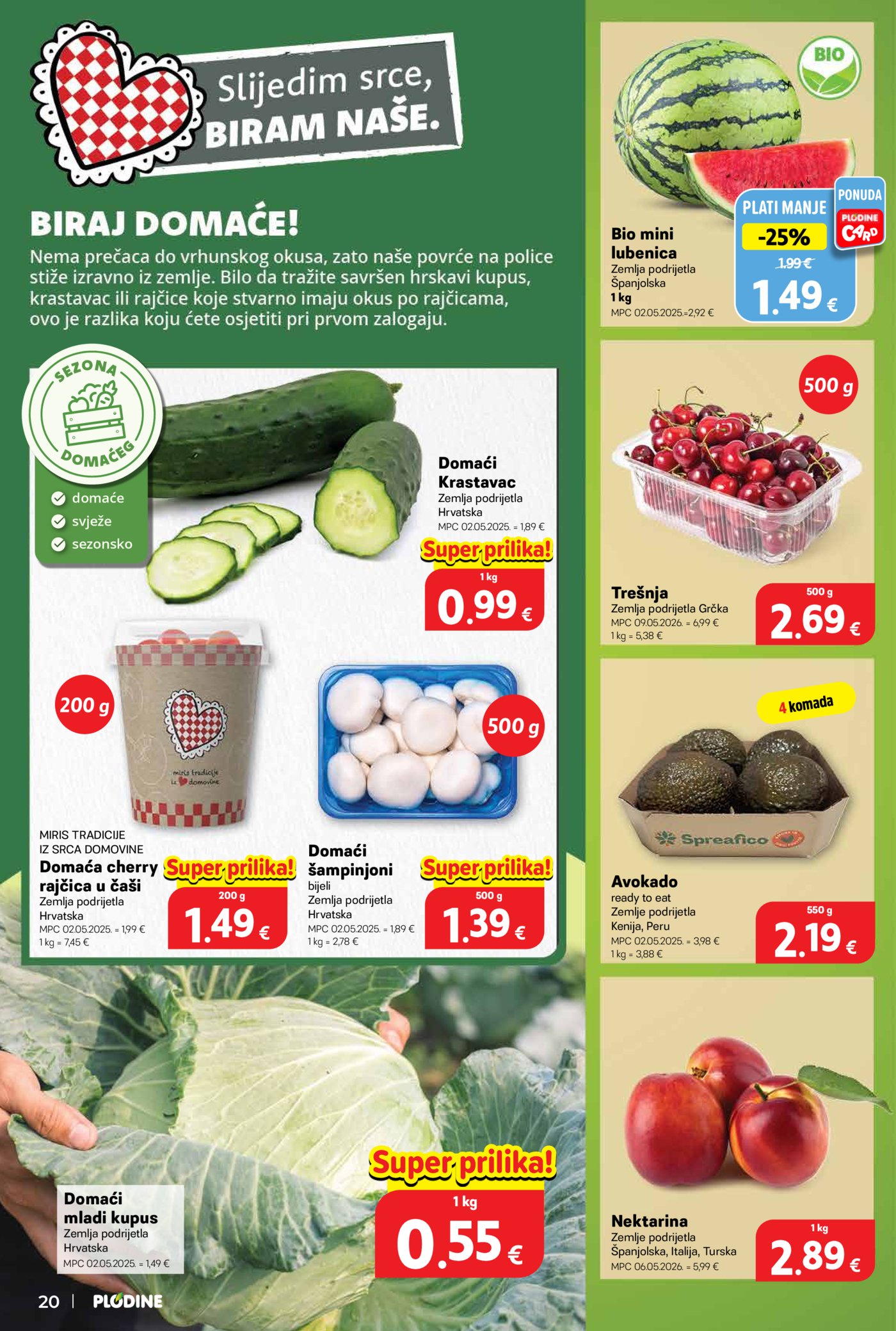 Plodine katalog Akcija 27.05. - 02.06.2026.
