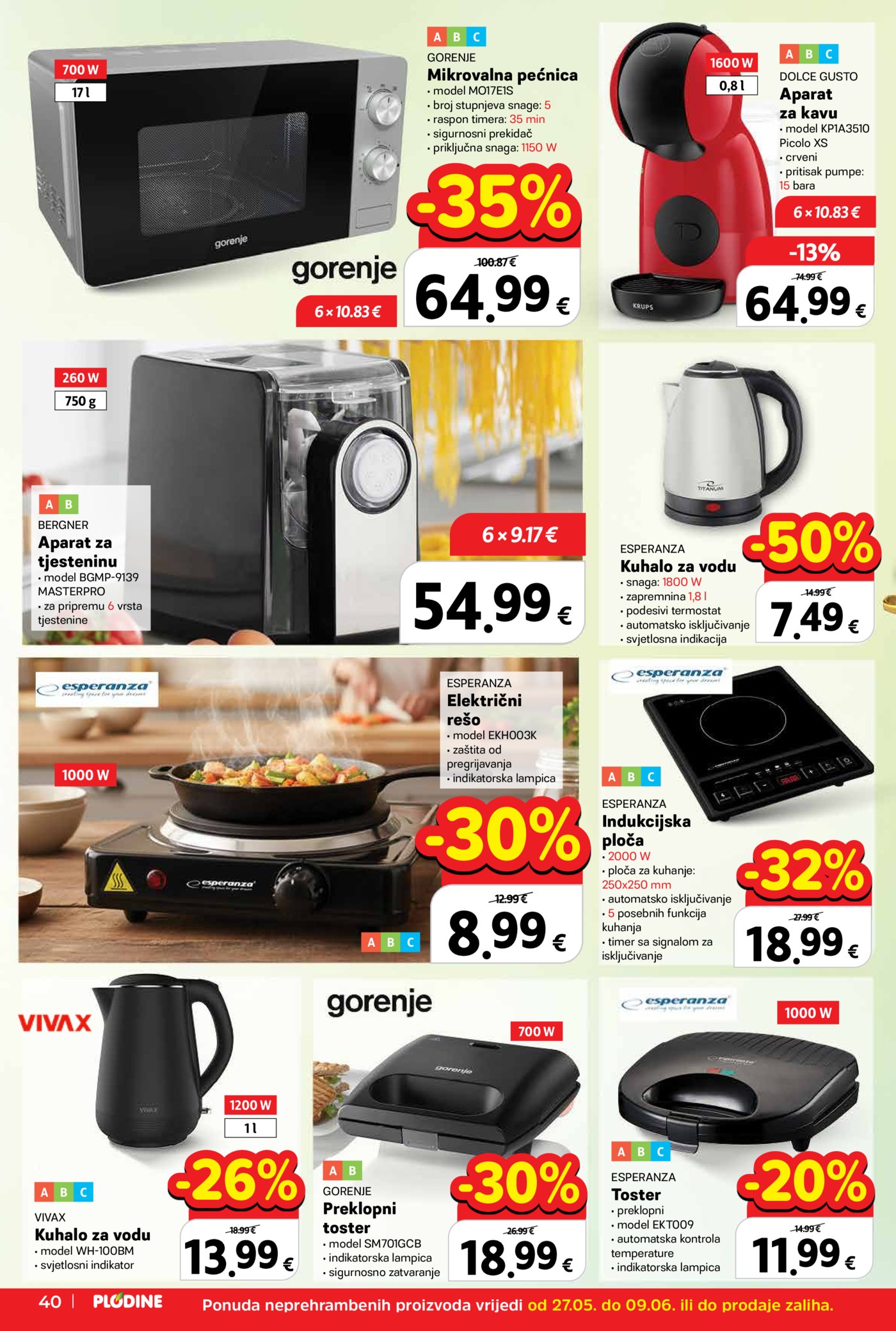 Plodine katalog Akcija 27.05. - 02.06.2026.
