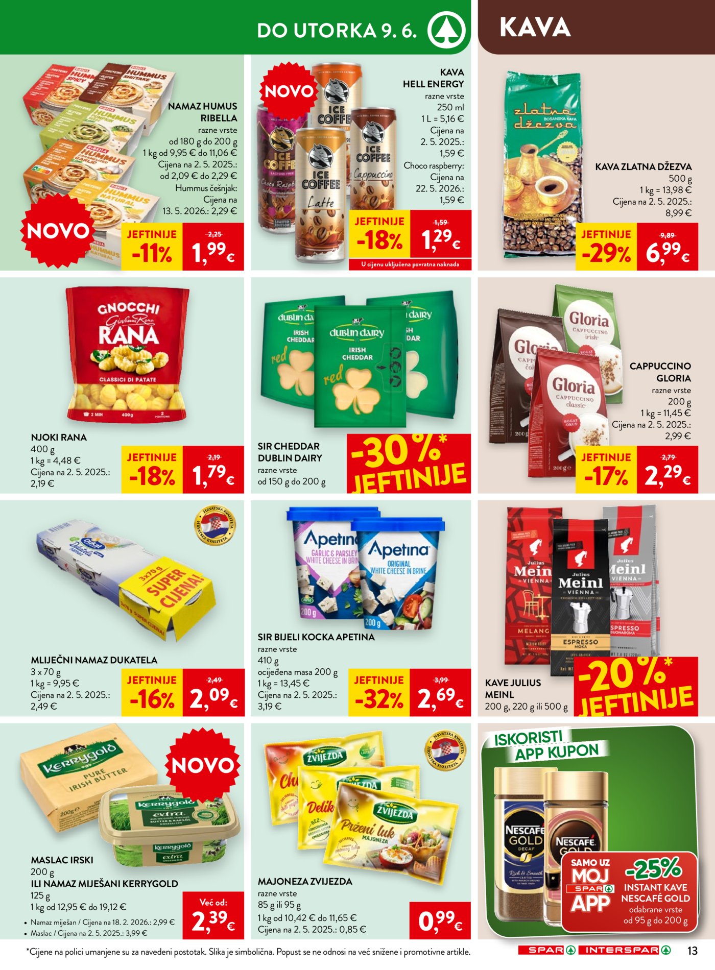 SPAR INTERSPAR katalog Akcija 03.06. - 09.06.2026.