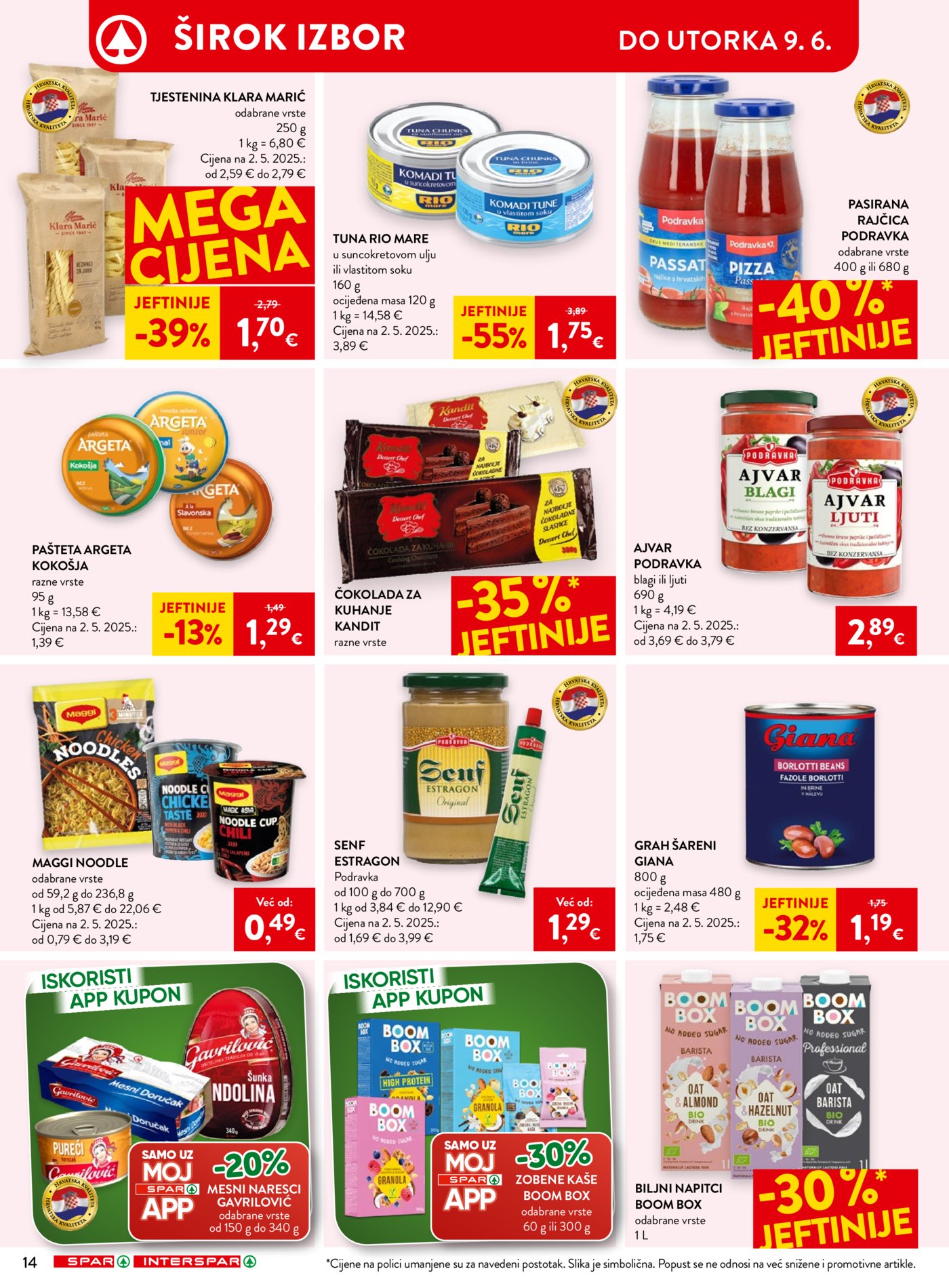 SPAR INTERSPAR katalog Akcija 03.06. - 09.06.2026.
