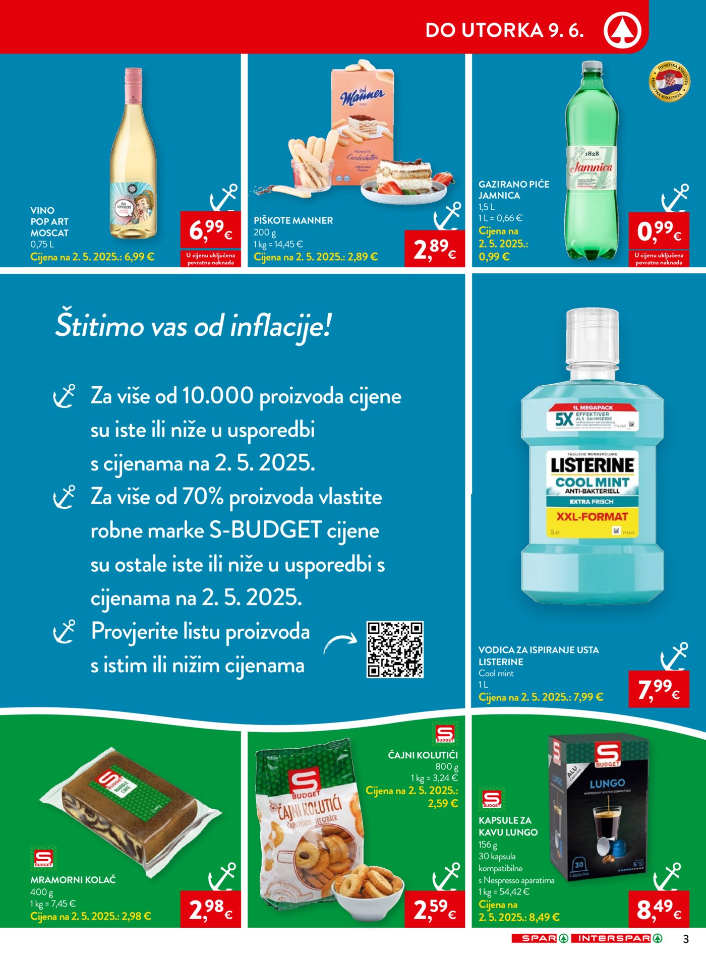 SPAR INTERSPAR katalog Akcija 03.06. - 09.06.2026.