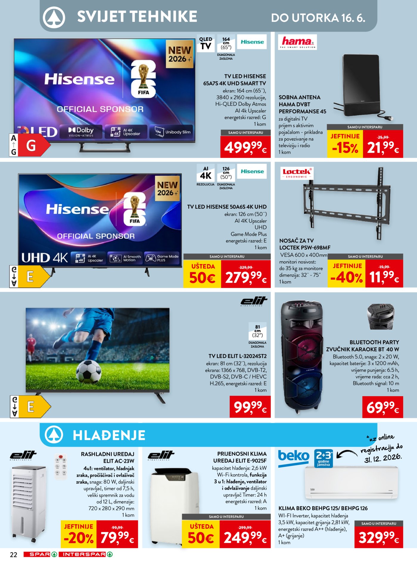 SPAR INTERSPAR katalog Akcija 03.06. - 09.06.2026.