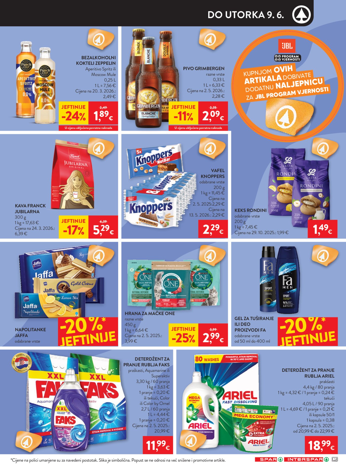 SPAR INTERSPAR katalog Akcija 03.06. - 09.06.2026.